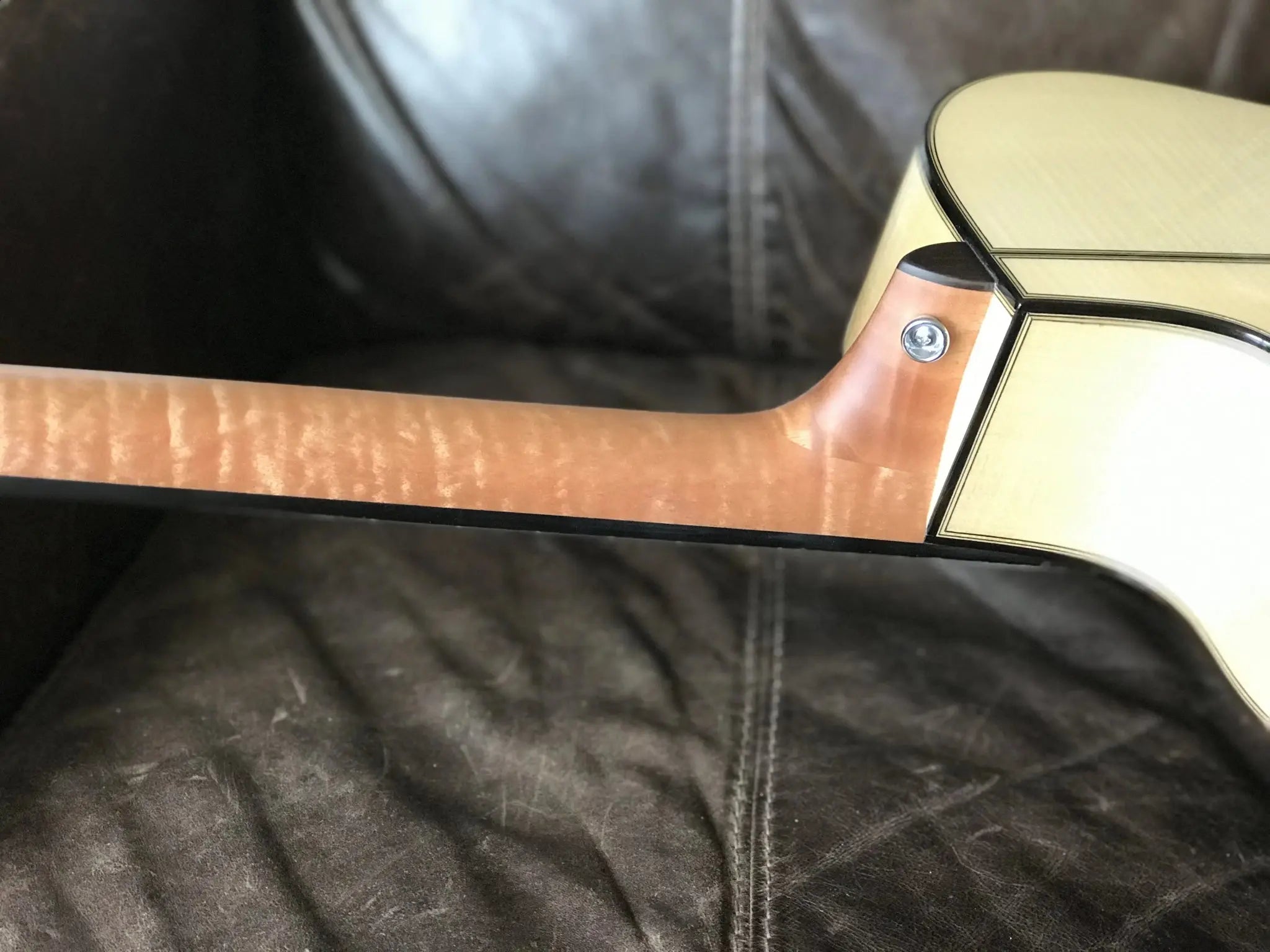 Auden Artist 45 Chester Maple Cutaway. - Richards Guitars Of Stratford Upon Avon