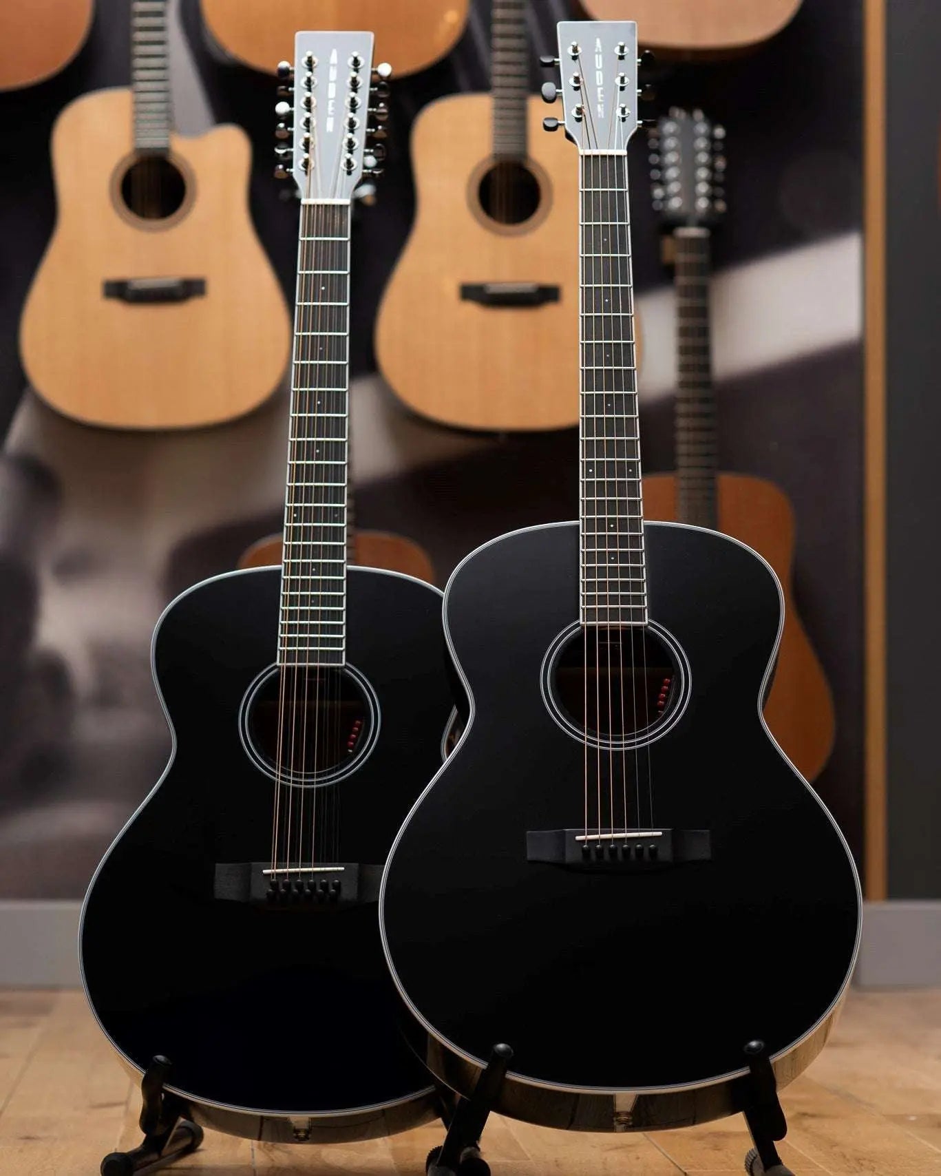 Auden Austin Black Series Spruce Mahogany Cutaway Electro Acoustic Guitar - Richards Guitars Of Stratford Upon Avon