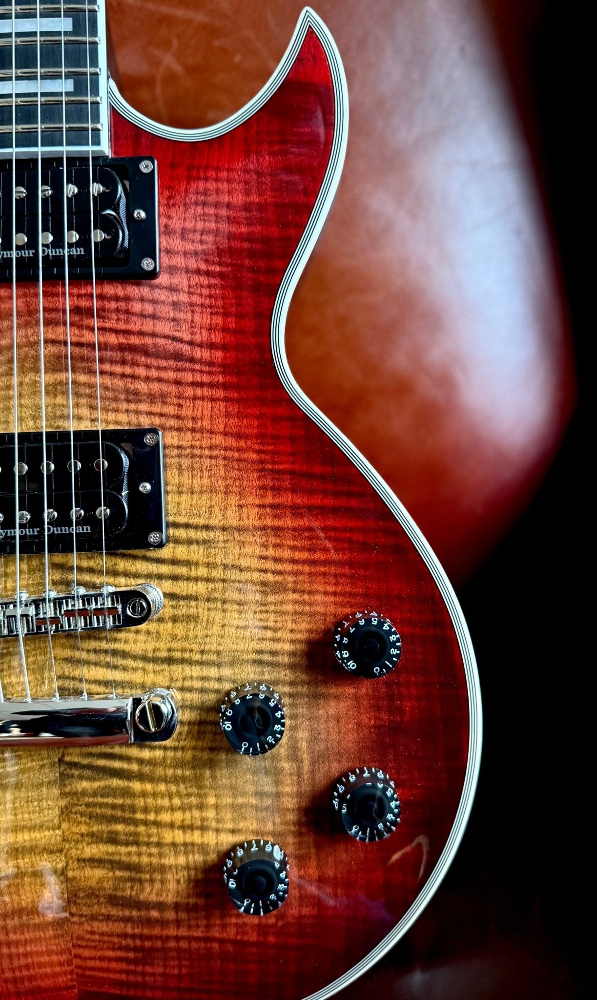 Cort CR300 Deluxe Flaming Burst - Richards Guitars Of Stratford Upon Avon