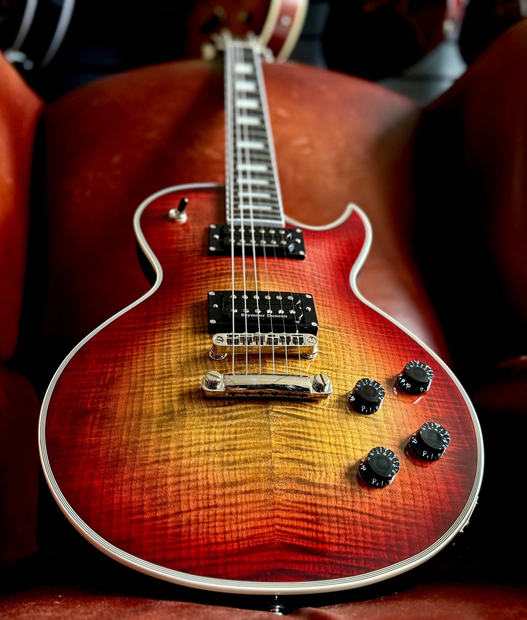 Cort CR300 Deluxe Flaming Burst - Richards Guitars Of Stratford Upon Avon