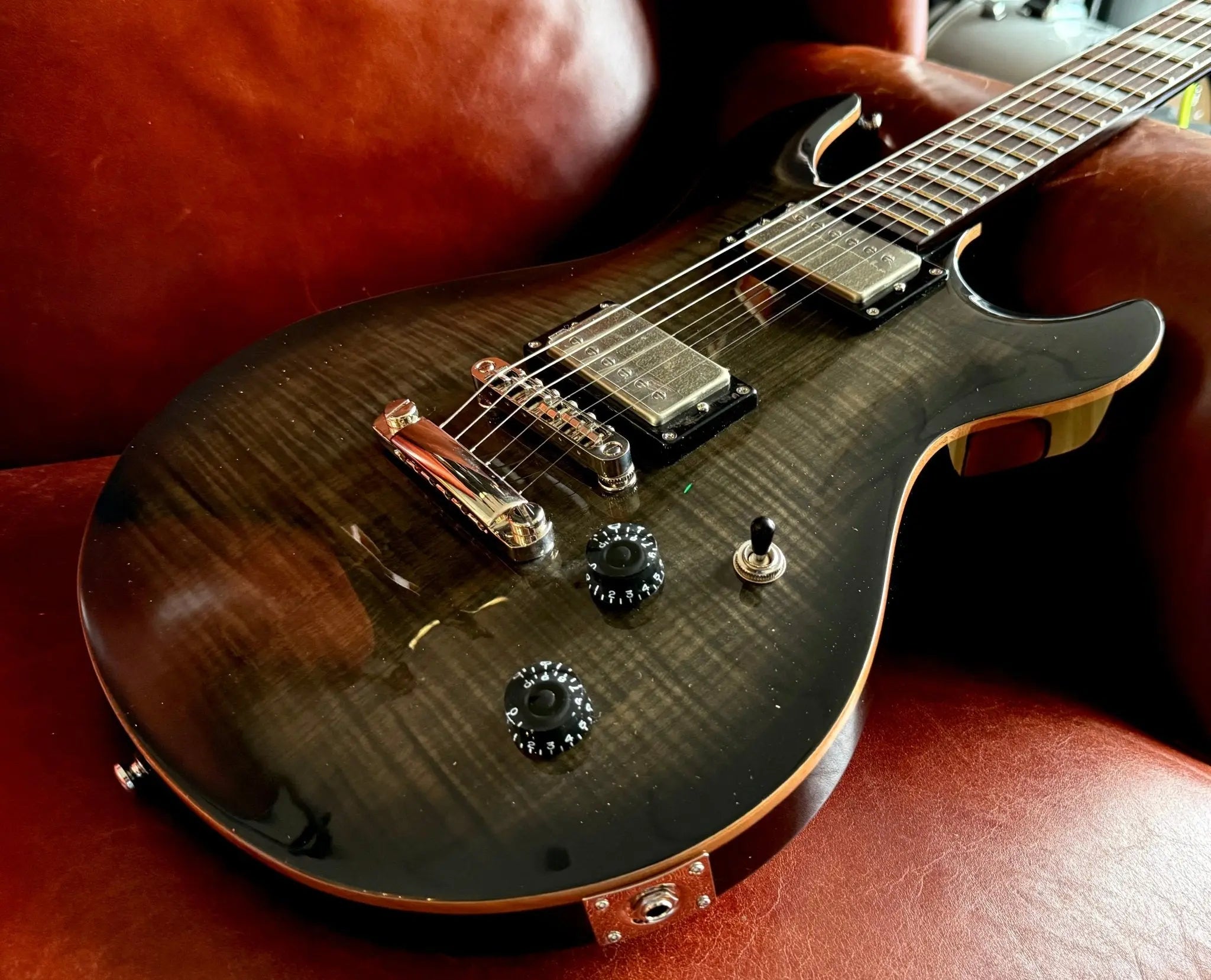 Cort M600TBB Trans Black Burst. Awesome Set Neck Electric Guitar For PRS Lovers. Top Recommendation. - Richards Guitars Of Stratford Upon Avon
