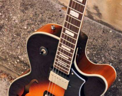Cort Yorktown Hollowbody Bigsby w/Bag Tobacco Burst - Richards Guitars Of Stratford Upon Avon