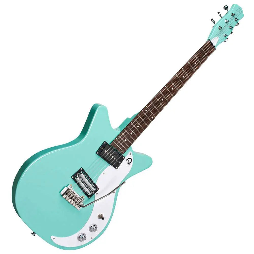 Danelectro 59XT Guitar with Vibrato ~ Aqua - Richards Guitars Of Stratford Upon Avon