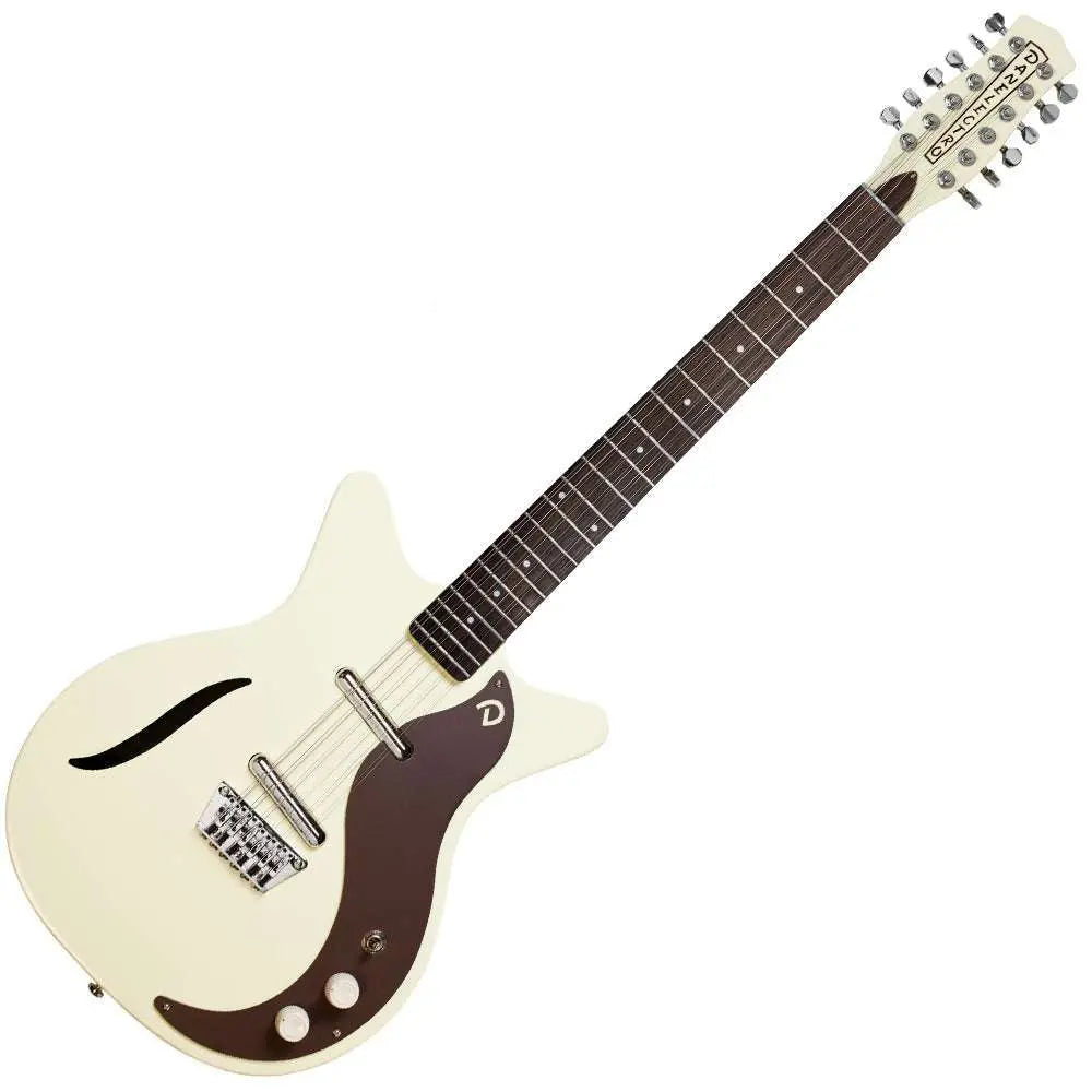 Danelectro Vintage 12 String Guitar ~ Vintage White - Richards Guitars Of Stratford Upon Avon