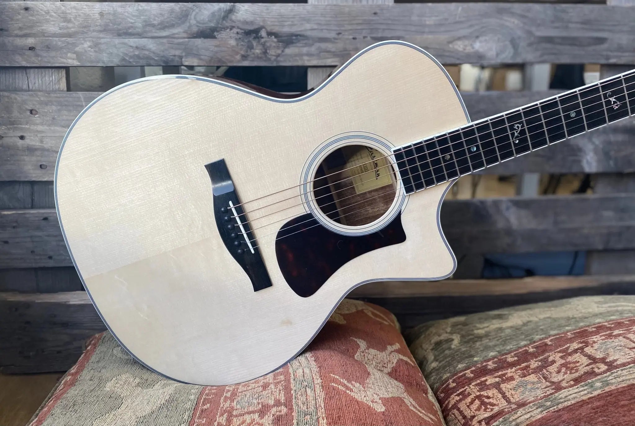 Eastman AC322CE Grand Auditorium Electro Acoustic Guitar w/ cutaway (Price inc. Custom Pro Setup Package) - Richards Guitars Of Stratford Upon Avon