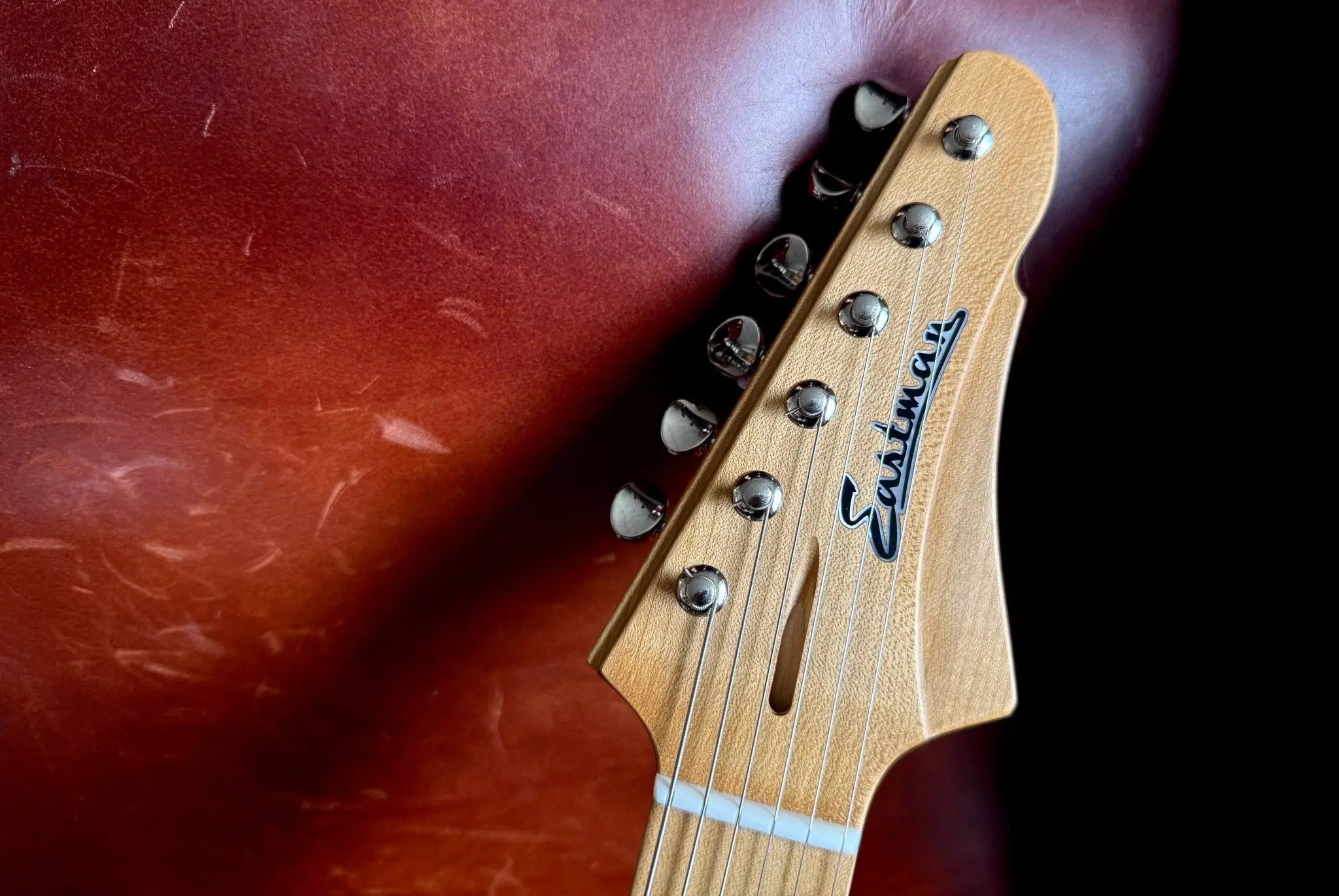 Eastman Fullertone SC52 Ice Blue Metalic (Price inc. Custom Pro Setup Package) - Richards Guitars Of Stratford Upon Avon