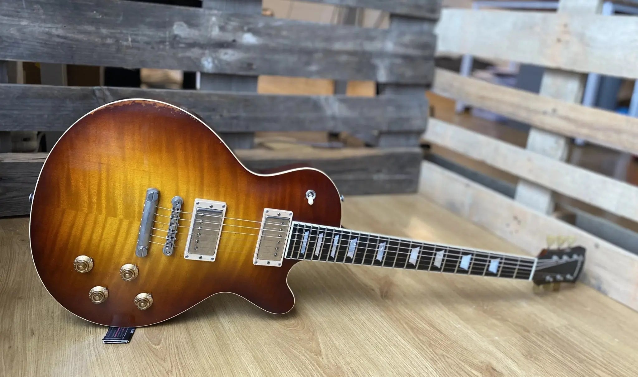 Eastman SB59/v GB Left Handed (Price inc. Custom Pro Setup Package) - Richards Guitars Of Stratford Upon Avon