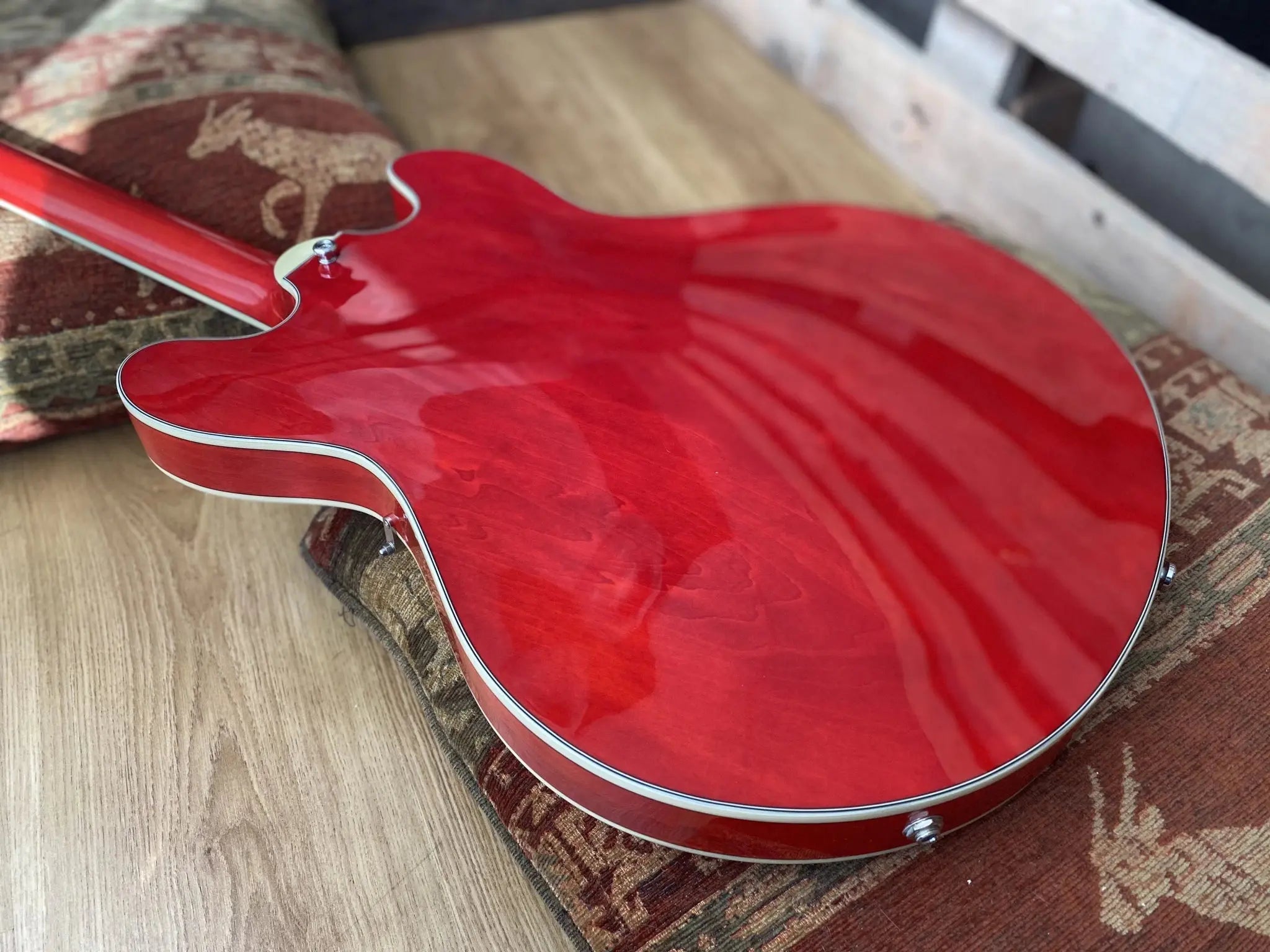 Eastman T386 Red (Price inc. Custom Pro Setup Package) - Richards Guitars Of Stratford Upon Avon