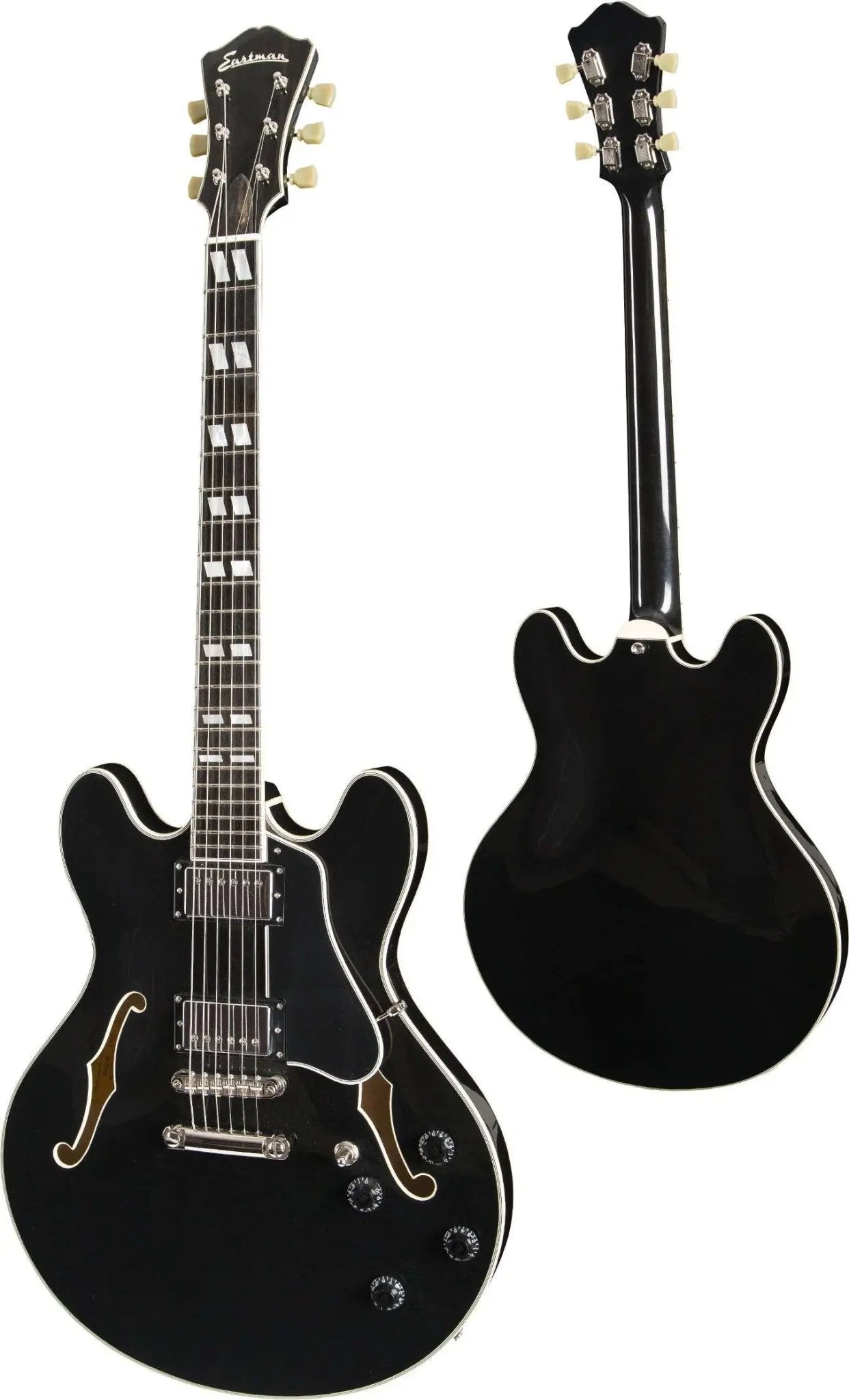 Eastman T486 - BK (Price inc. Custom Pro Setup Package) - Richards Guitars Of Stratford Upon Avon