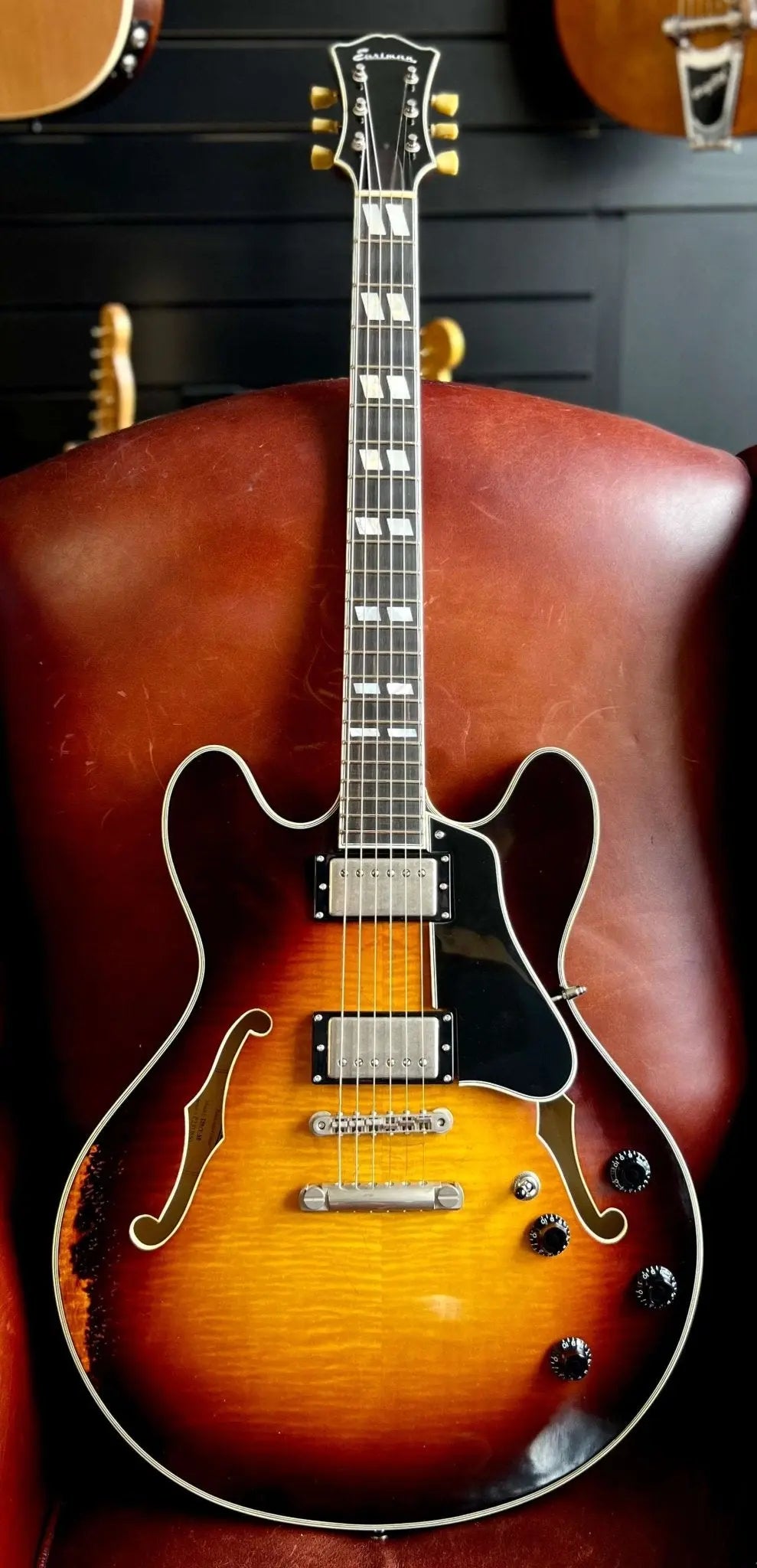 Eastman T59/v Sunburst (Price inc. Custom Pro Setup Package) - Richards Guitars Of Stratford Upon Avon