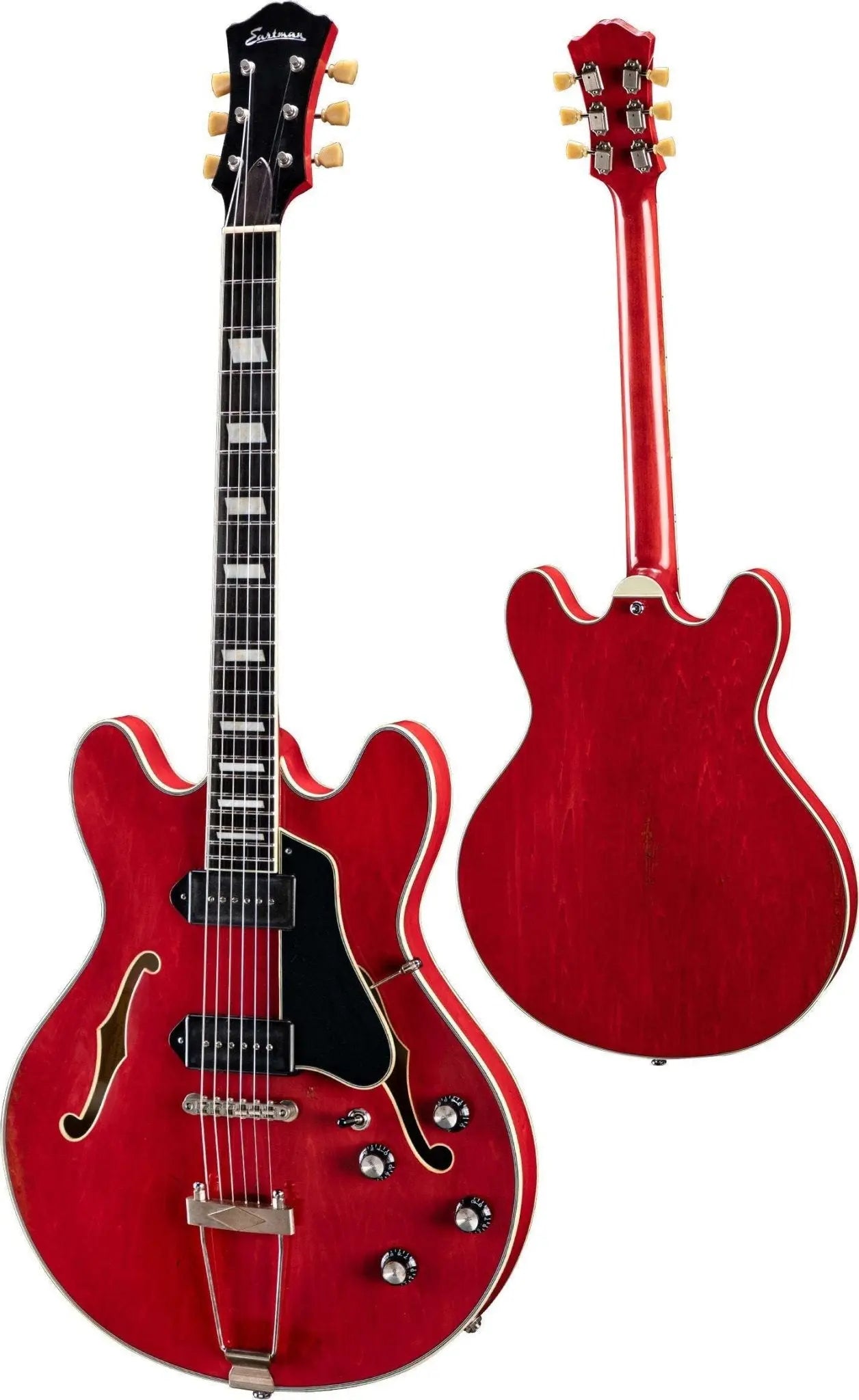 Eastman T64/v - T - RD (Red) (Price inc. Custom Pro Setup Package) - Richards Guitars Of Stratford Upon Avon