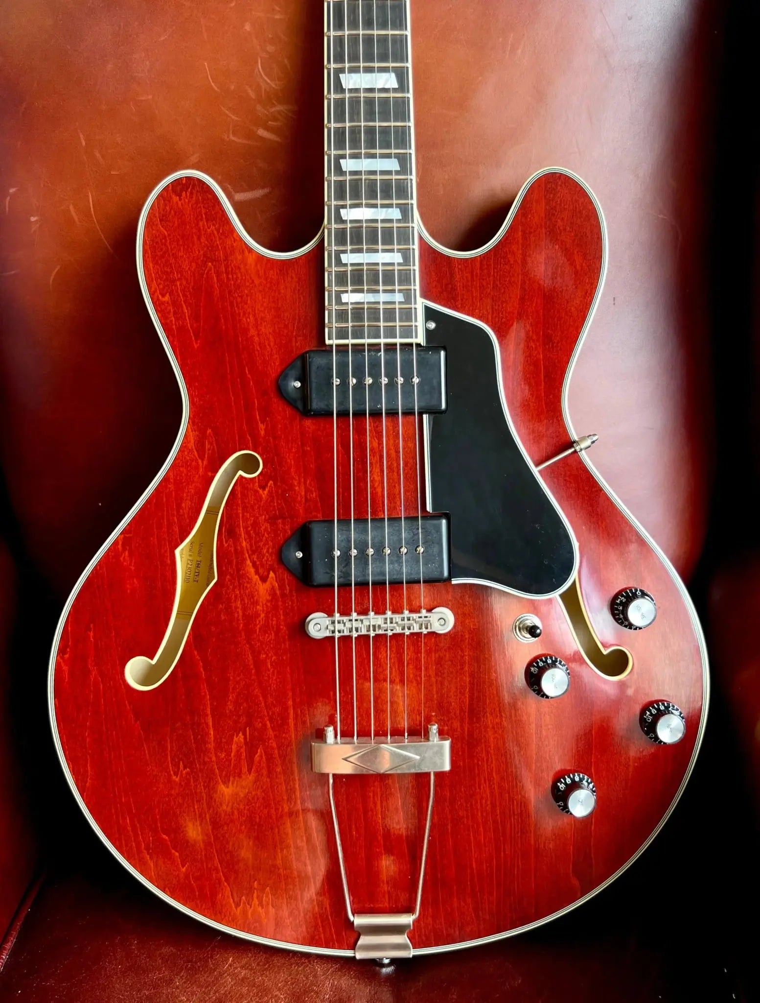 Eastman T64/v - T - RD (Red) (Price inc. Custom Pro Setup Package) - Richards Guitars Of Stratford Upon Avon