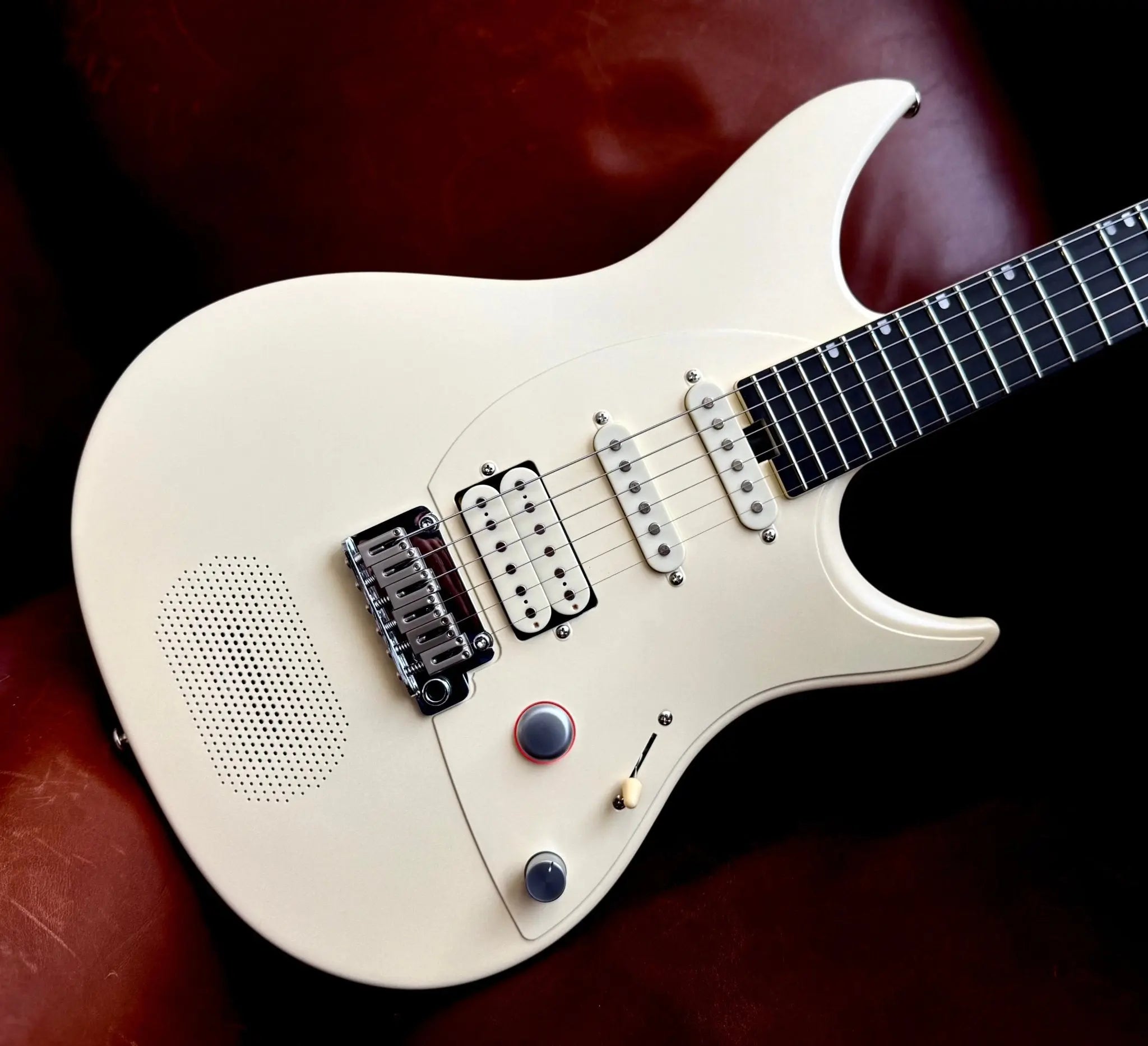 Enya Inspire Electric Smart Guitar in White - Richards Guitars Of Stratford Upon Avon