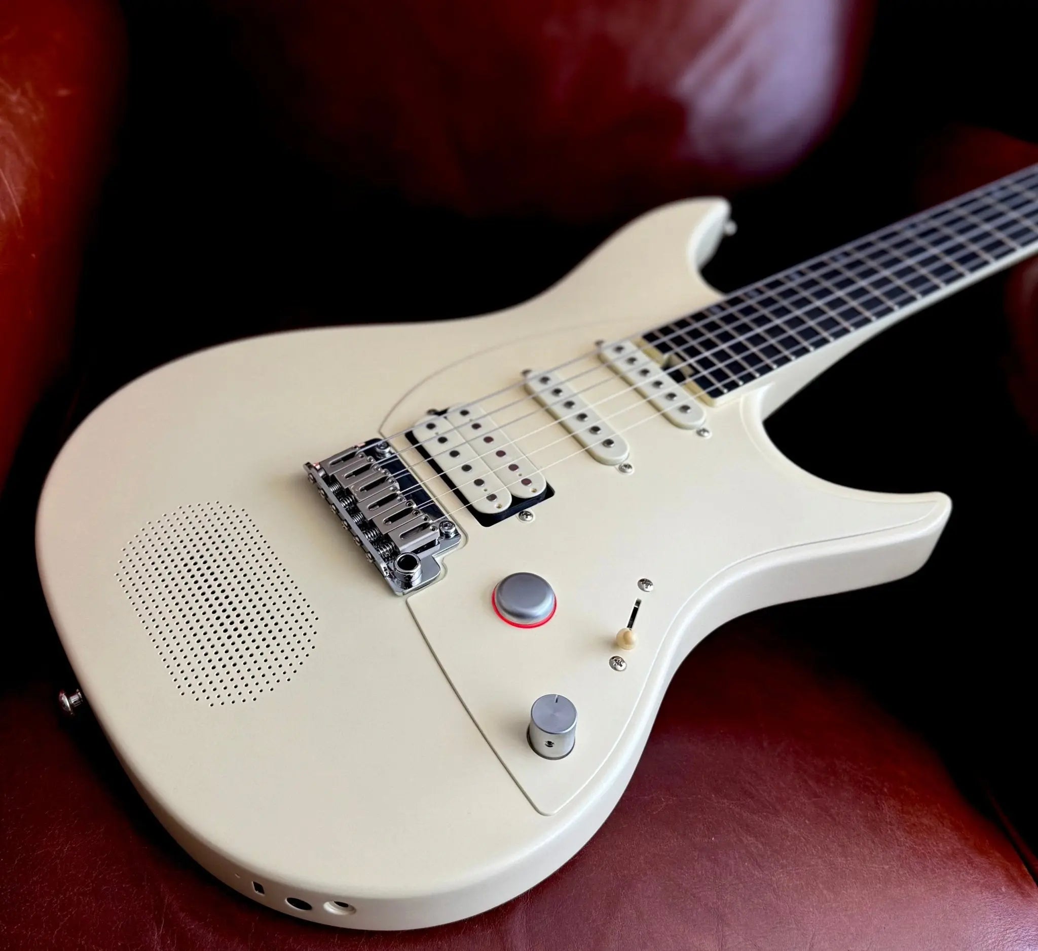 Enya Inspire Electric Smart Guitar in White - Richards Guitars Of Stratford Upon Avon
