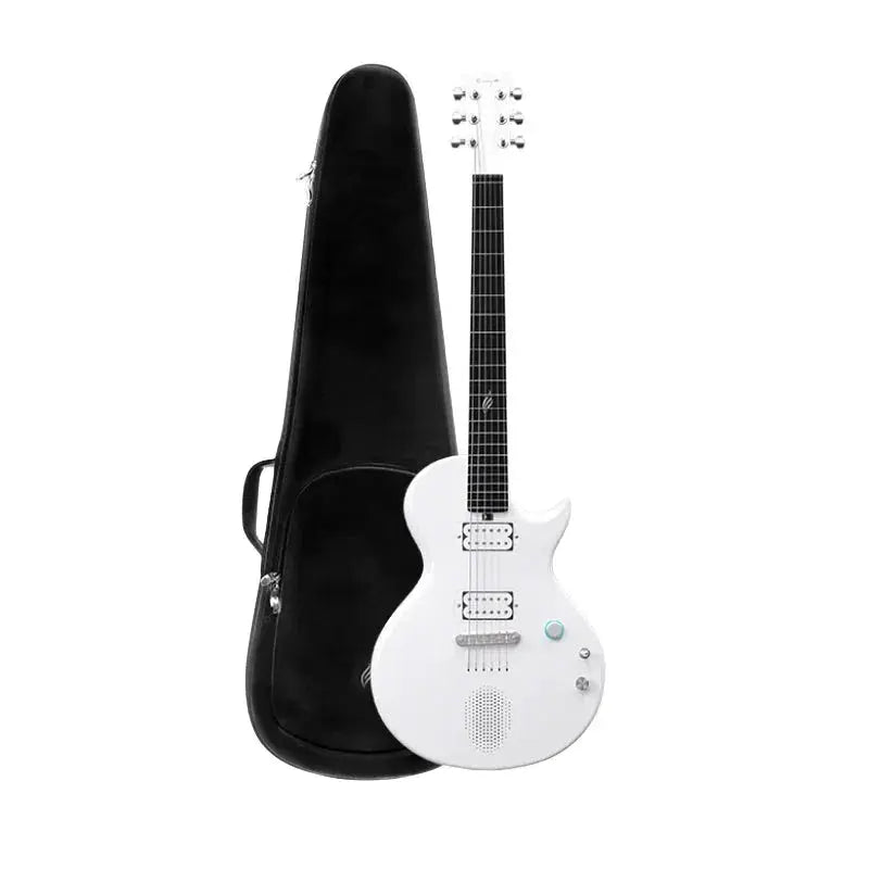 Enya Nova Go Sonic White Electric Guitar Guitar with case and accessories - Richards Guitars Of Stratford Upon Avon