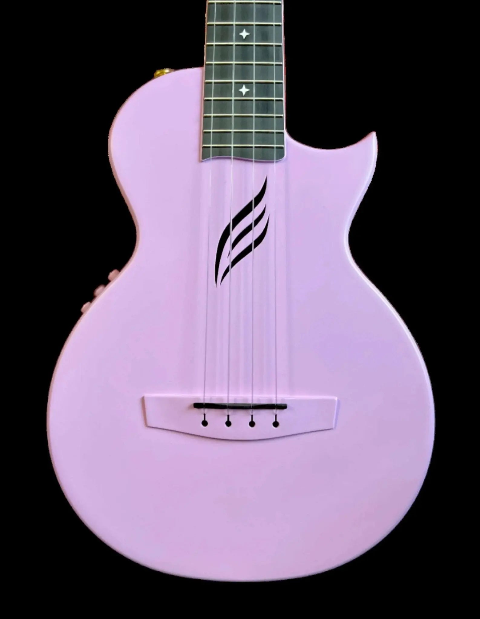 Enya Nova UE Pro Purple Nova U Pro Electro Ukulele, Case, Capo, Strap & Spare Strings! - Richards Guitars Of Stratford Upon Avon