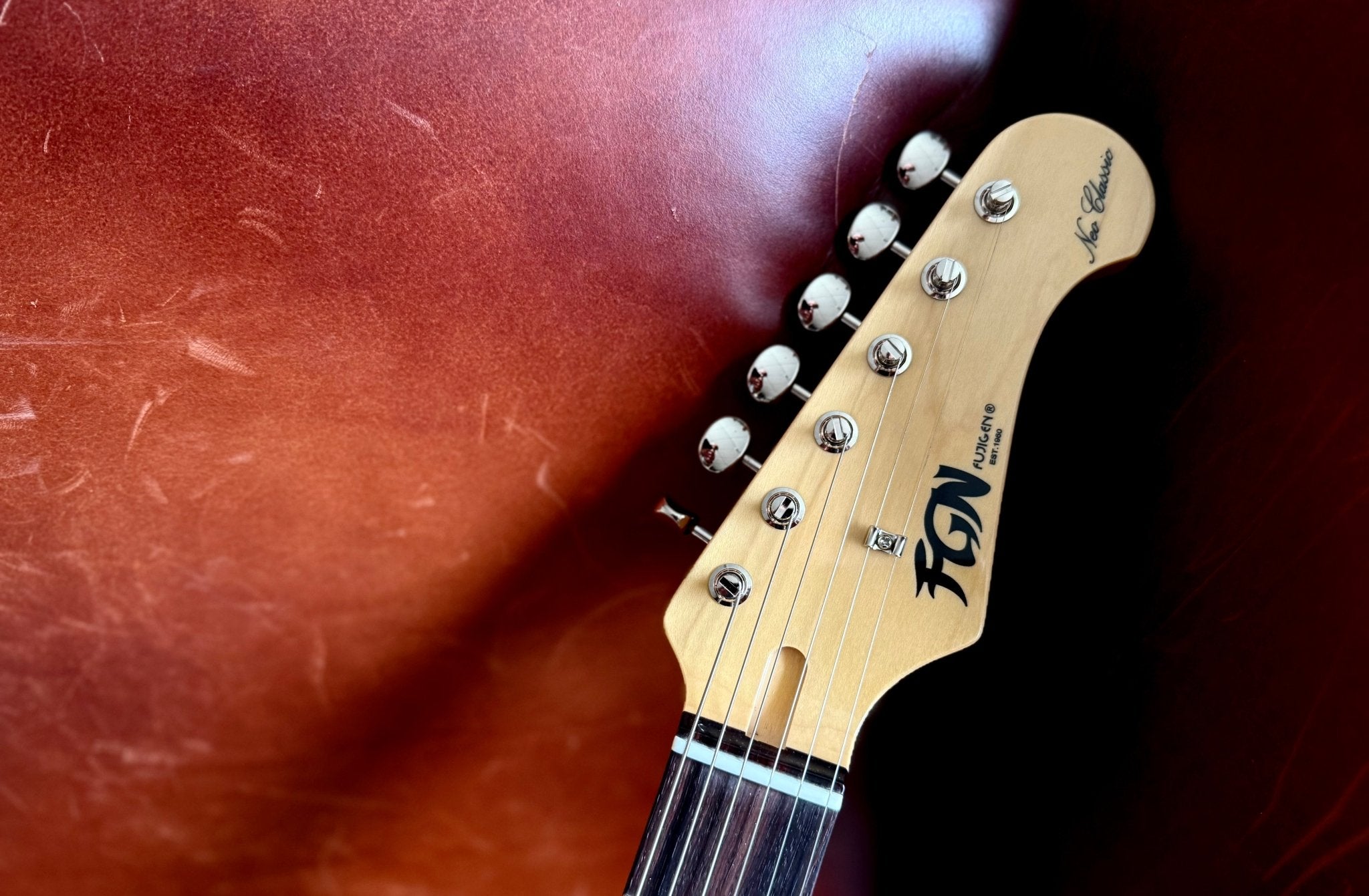 FGN Guitars Neoclassic TE 210R Ash HS 2 Tone Sunburst - Richards Guitars Of Stratford Upon Avon