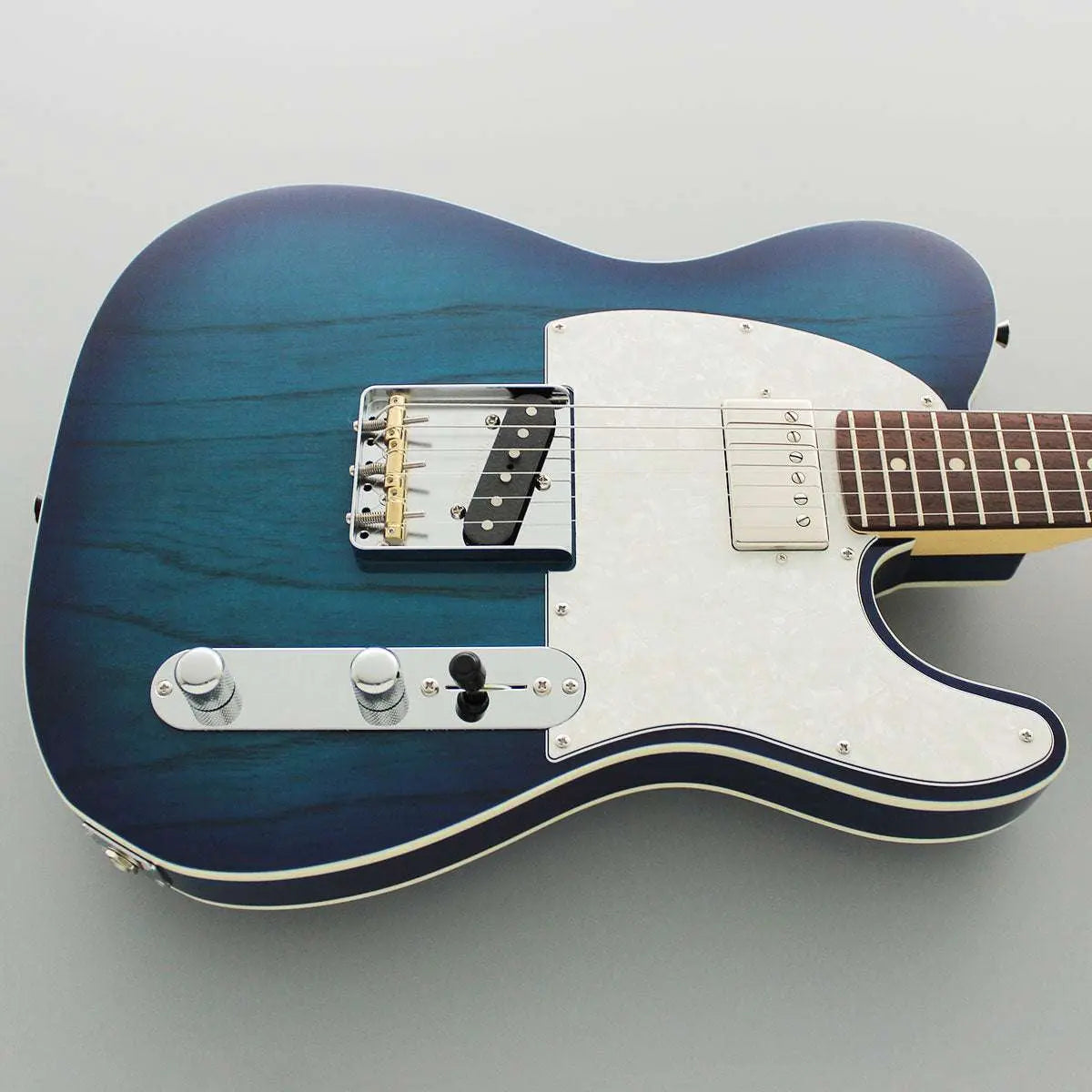 FGN Guitars Neoclassic TE 210R Ash HS See Thru Blueburst - Richards Guitars Of Stratford Upon Avon