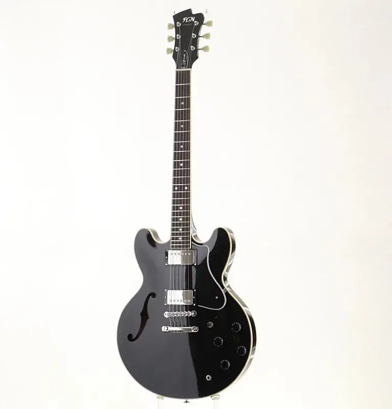 FGN Masterfield, Electric Guitar, Black (Bk) MSAHP With Hard Case - Richards Guitars Of Stratford Upon Avon