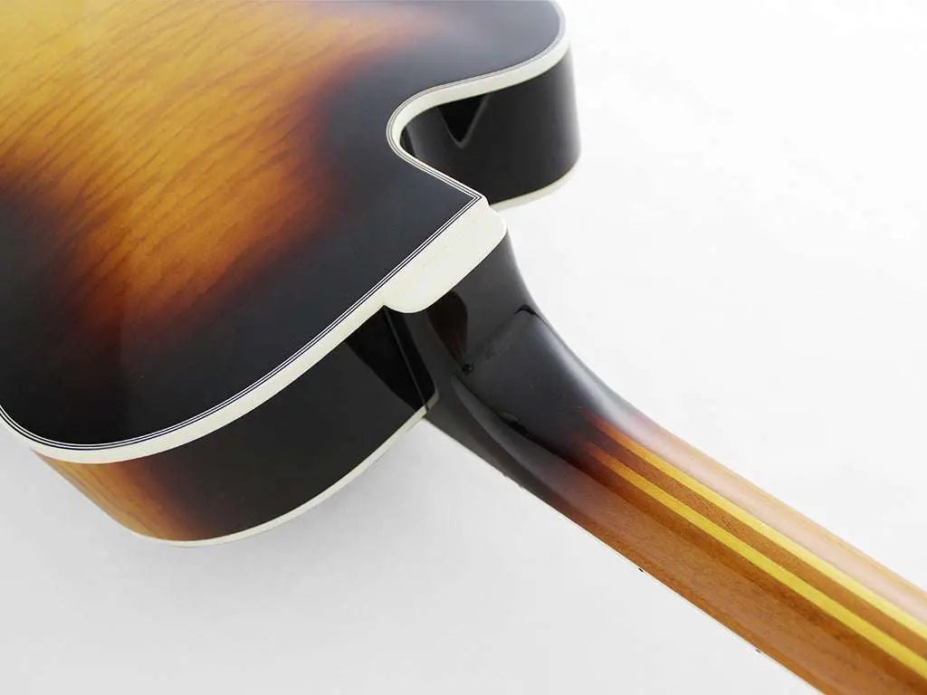 FGN Masterfield, Electric Guitar, Jazz Burst (JB) MFAFP With Hard Case - Richards Guitars Of Stratford Upon Avon