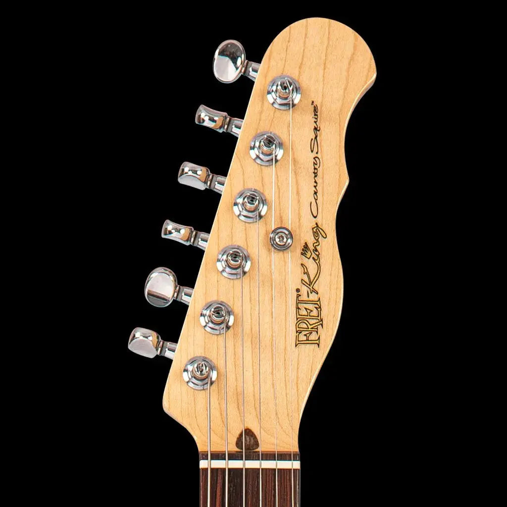 FRET KING COUNTRY SQUIRE MUSIC ROW - BUTTERSCOTCH (Includes Our £85 Pro Setup Free) - Richards Guitars Of Stratford Upon Avon