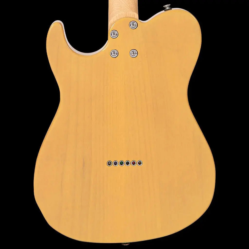 FRET KING COUNTRY SQUIRE MUSIC ROW - BUTTERSCOTCH (Includes Our £85 Pro Setup Free) - Richards Guitars Of Stratford Upon Avon