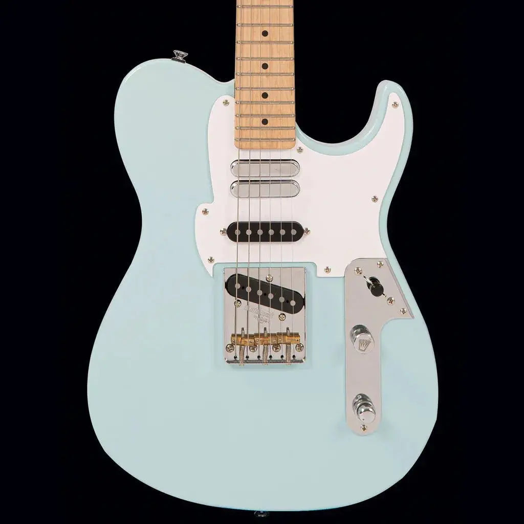 FRET KING COUNTRY SQUIRE MUSIC ROW - LAGUNA BLUE (Includes Our £85 Pro Setup Free) - Richards Guitars Of Stratford Upon Avon