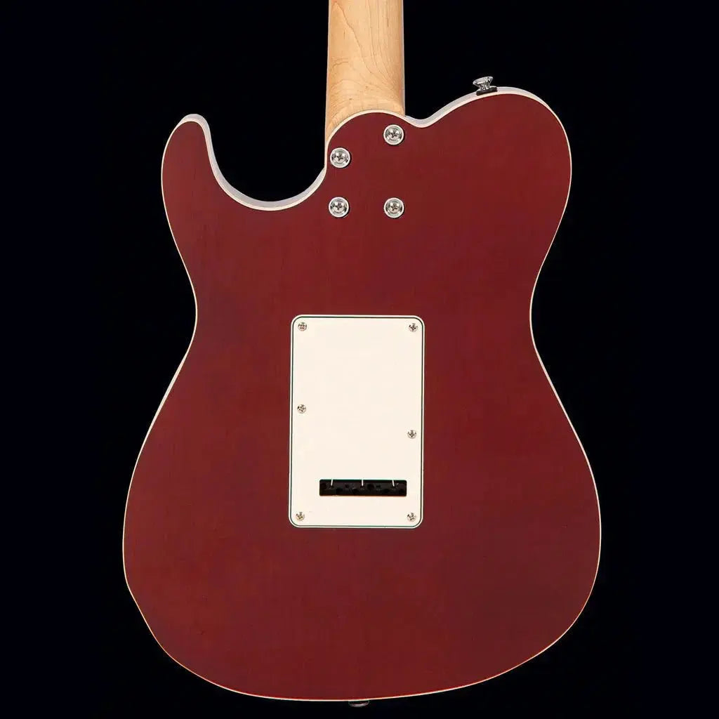 FRET KING COUNTRY SQUIRE SEMITONE DELUXE - THRU RED (Includes Our £85 Pro Setup Free) - Richards Guitars Of Stratford Upon Avon