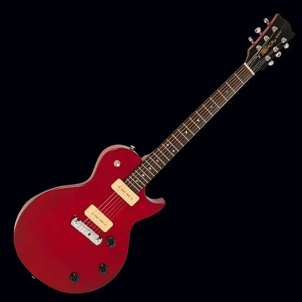 FRET KING ECLAT STANDARD GUITAR - CHERRY RED (Includes Our £85 Pro Setup Free) - Richards Guitars Of Stratford Upon Avon
