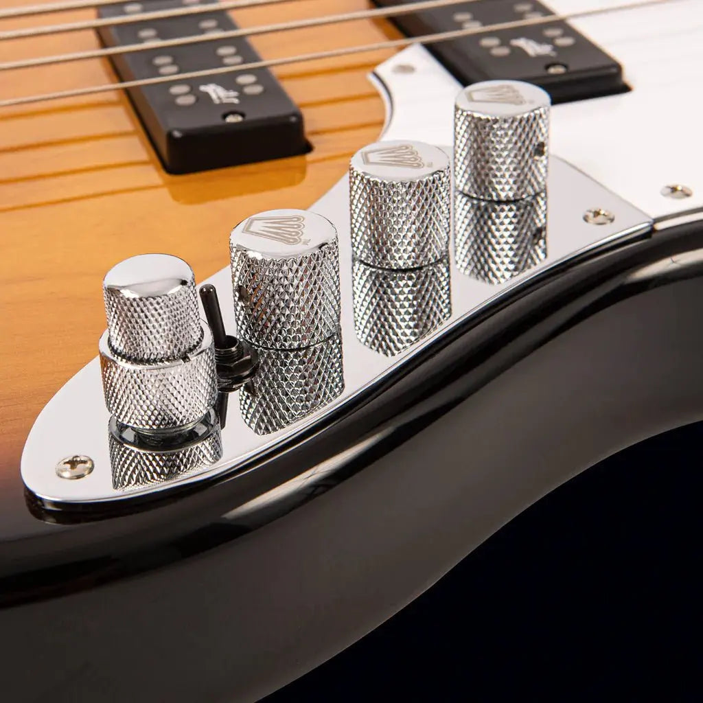 FRET KING PERCEPTION CUSTOM 4 STRING BASS - ORIGINAL CLASSIC BURST (Includes Our £85 Pro Setup Free) - Richards Guitars Of Stratford Upon Avon