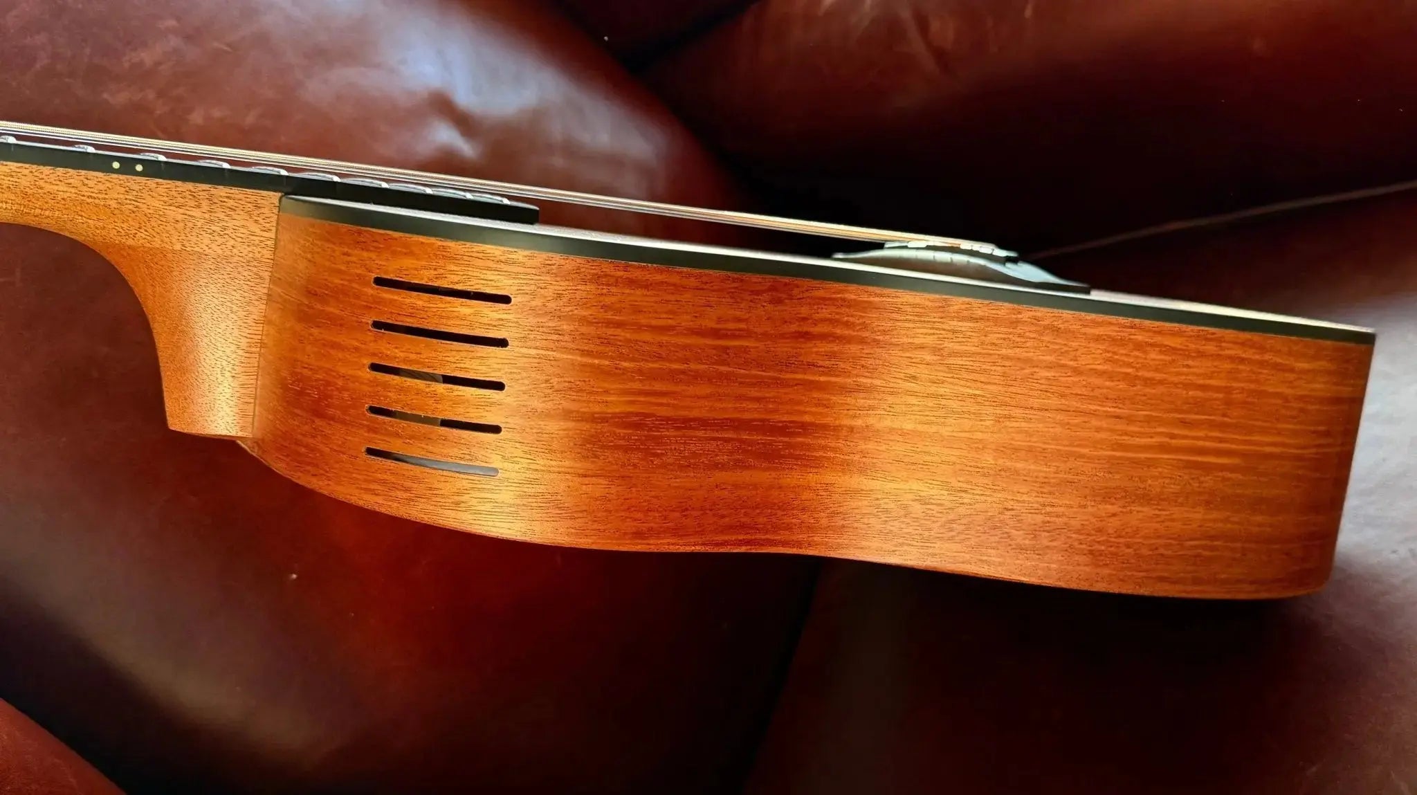 Furch Pioneer CM: Western red cedar top with African mahogany back and sides (Furch Mini / Travel Guitar) (2025 CNR Active Upgrade Model) - Richards Guitars Of Stratford Upon Avon