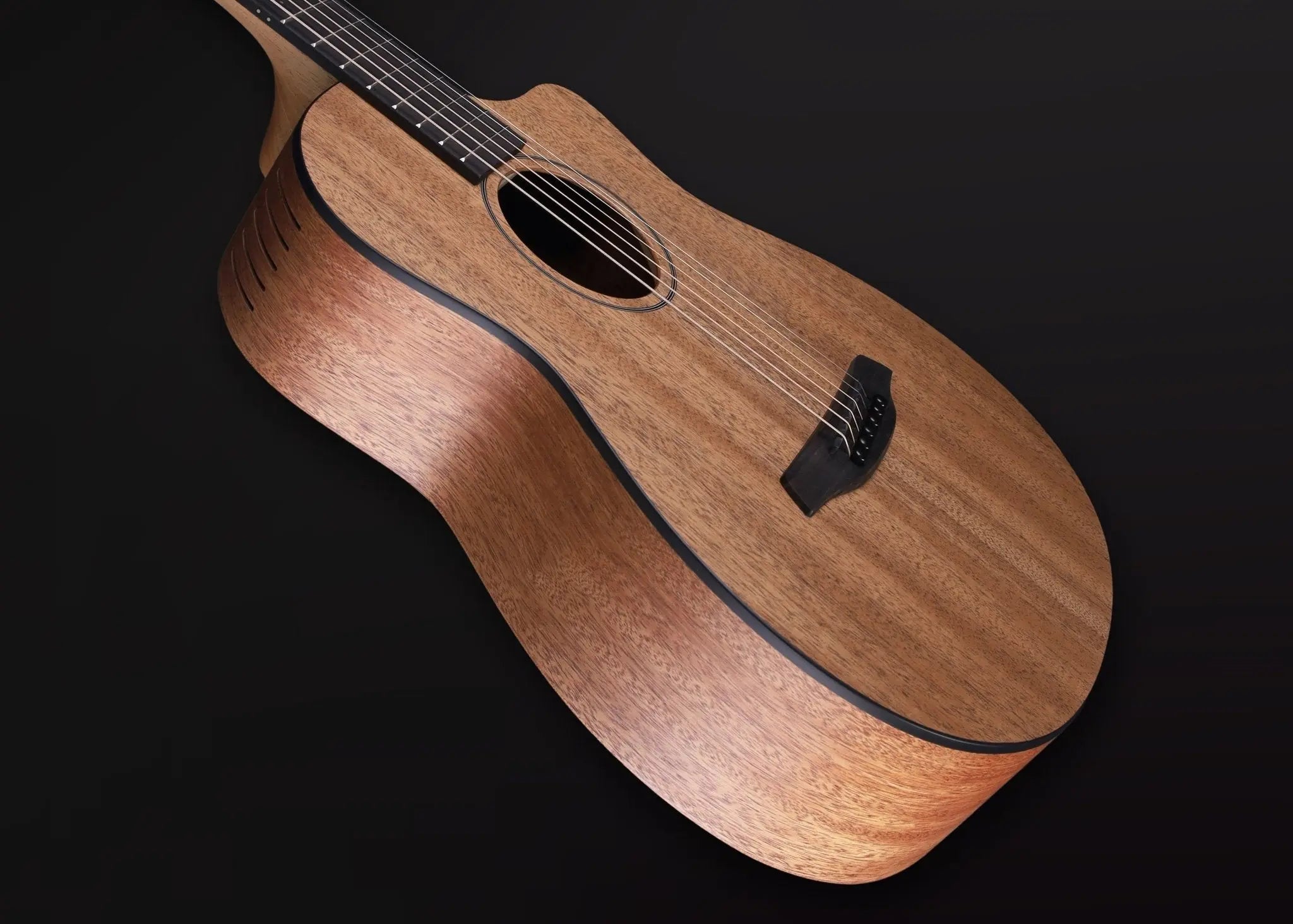 Furch Pioneer MM: African mahogany top, back, and sides. (Furch Mini / Travel Guitar) (Copy) (Copy) (2025 CNR Active Upgrade Model) - Richards Guitars Of Stratford Upon Avon