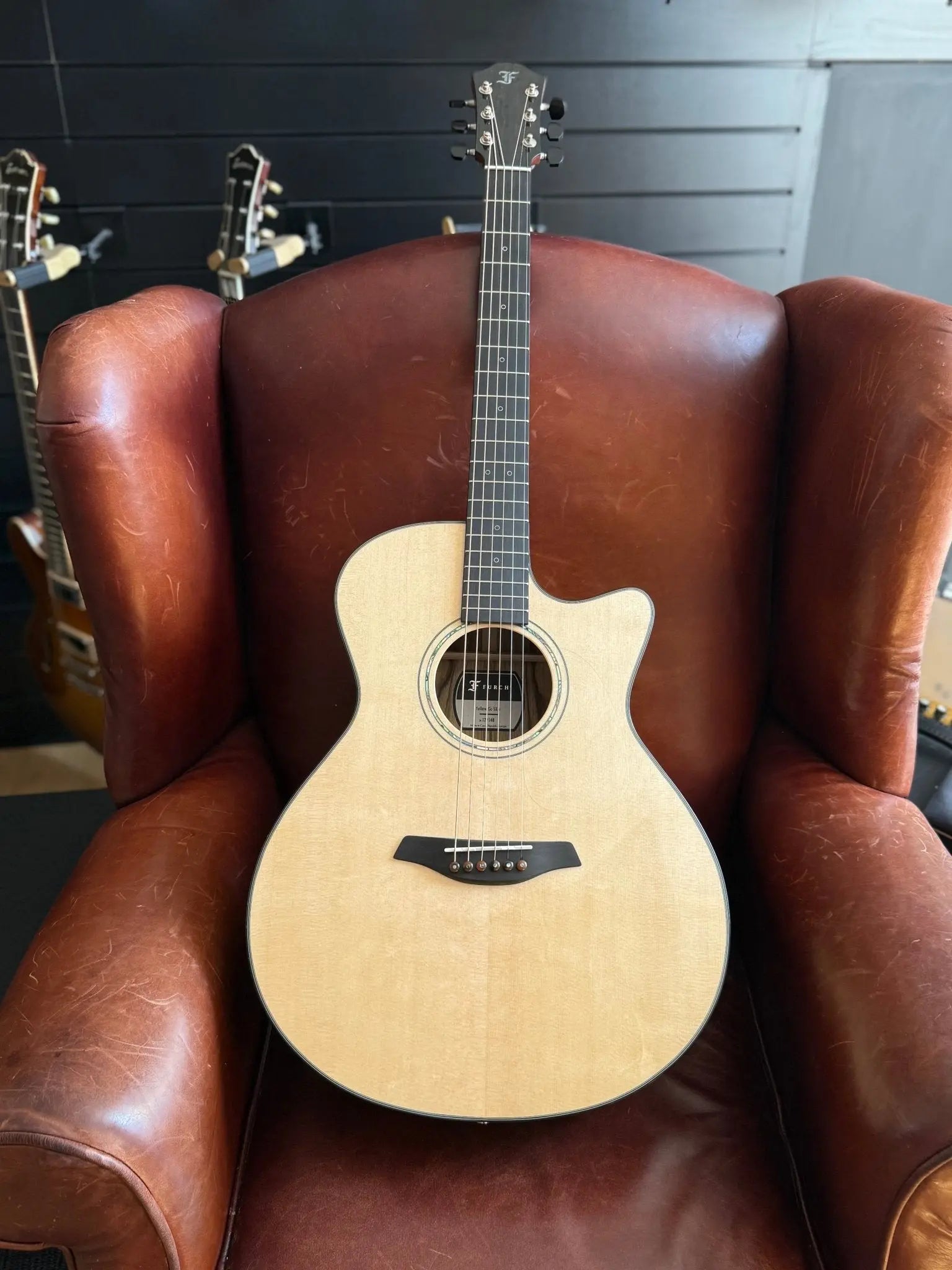 Furch Yellow Black Limba GC SX Exotic Ltd Series Acoustic Guitar - Richards Guitars Of Stratford Upon Avon