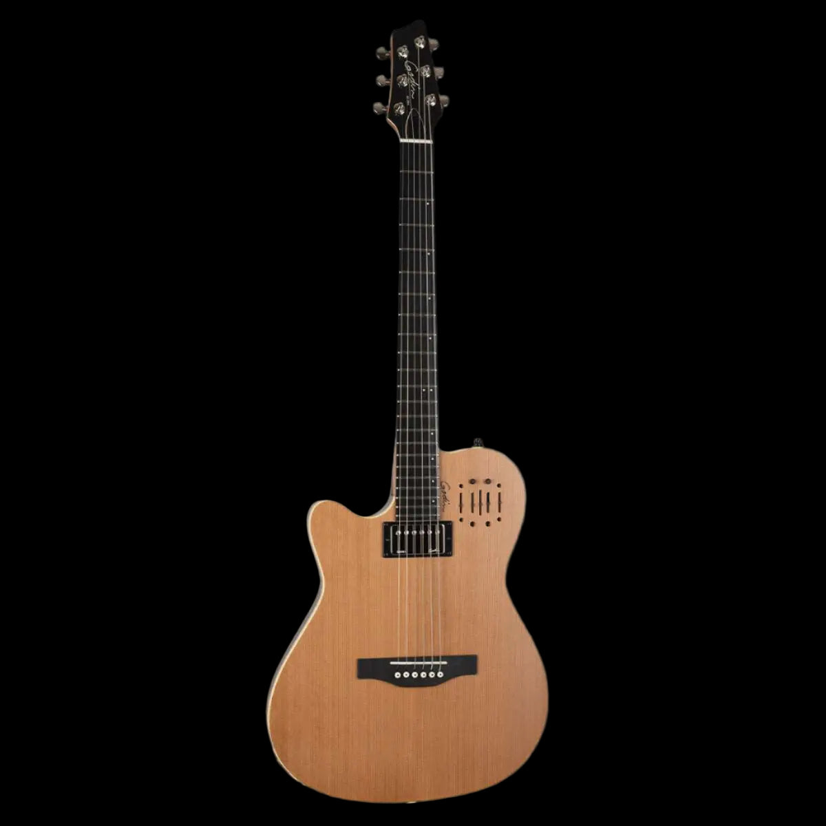 Godin A6 Ultra Electric Guitar ~ Left Hand ~ Natural SG - Richards Guitars Of Stratford Upon Avon