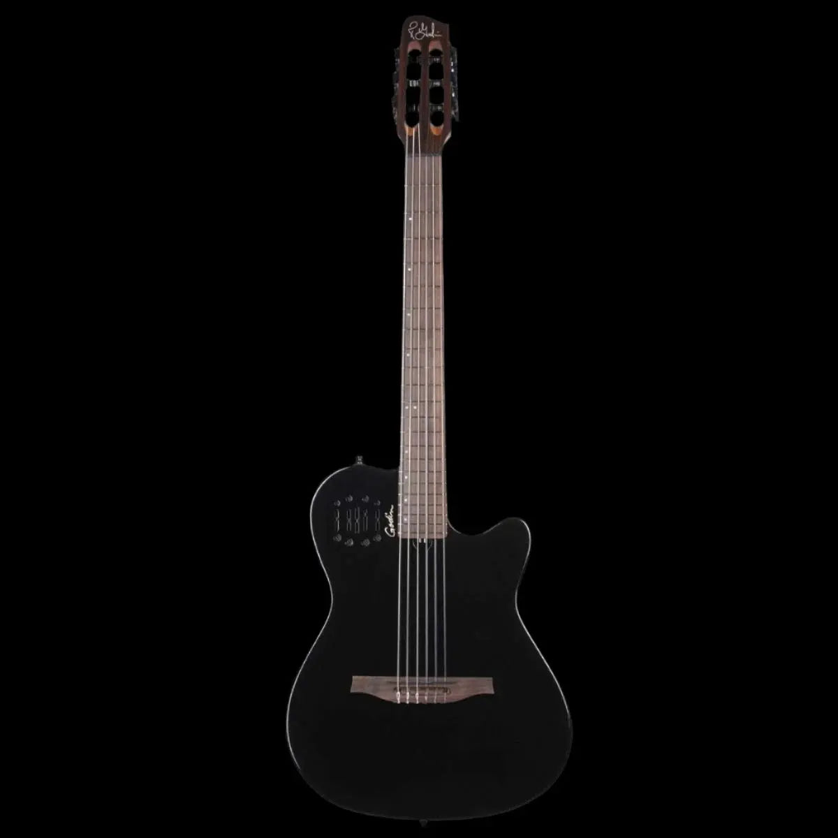 Godin Multiac Mundial Electric Guitar ~ Onyx Black - Richards Guitars Of Stratford Upon Avon