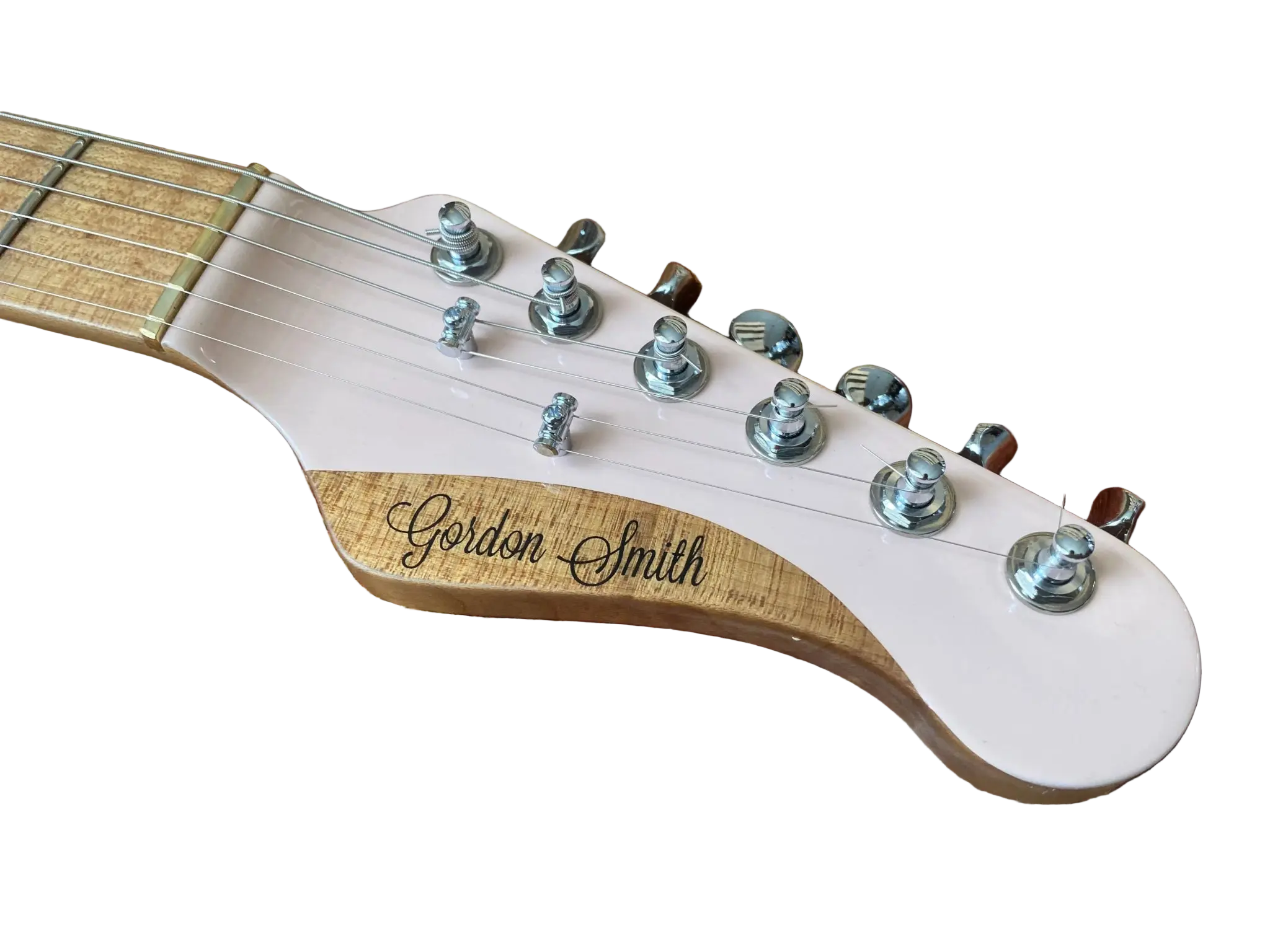 Gordon Smith Gatsby Custom Shell Pink 2P90 - Highest Spec. - Richards Guitars Of Stratford Upon Avon