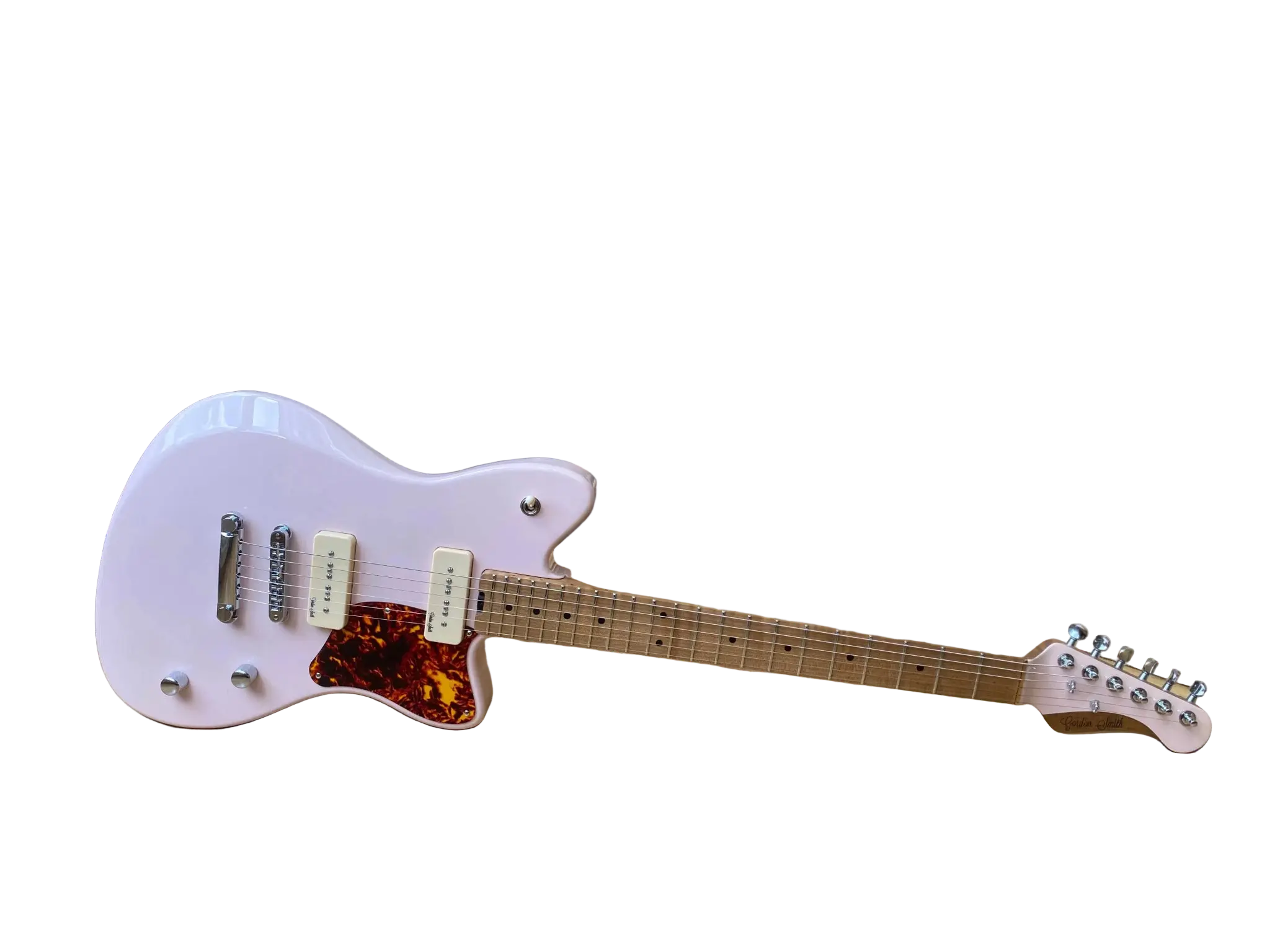 Gordon Smith Gatsby Custom Shell Pink 2P90 - Highest Spec. - Richards Guitars Of Stratford Upon Avon