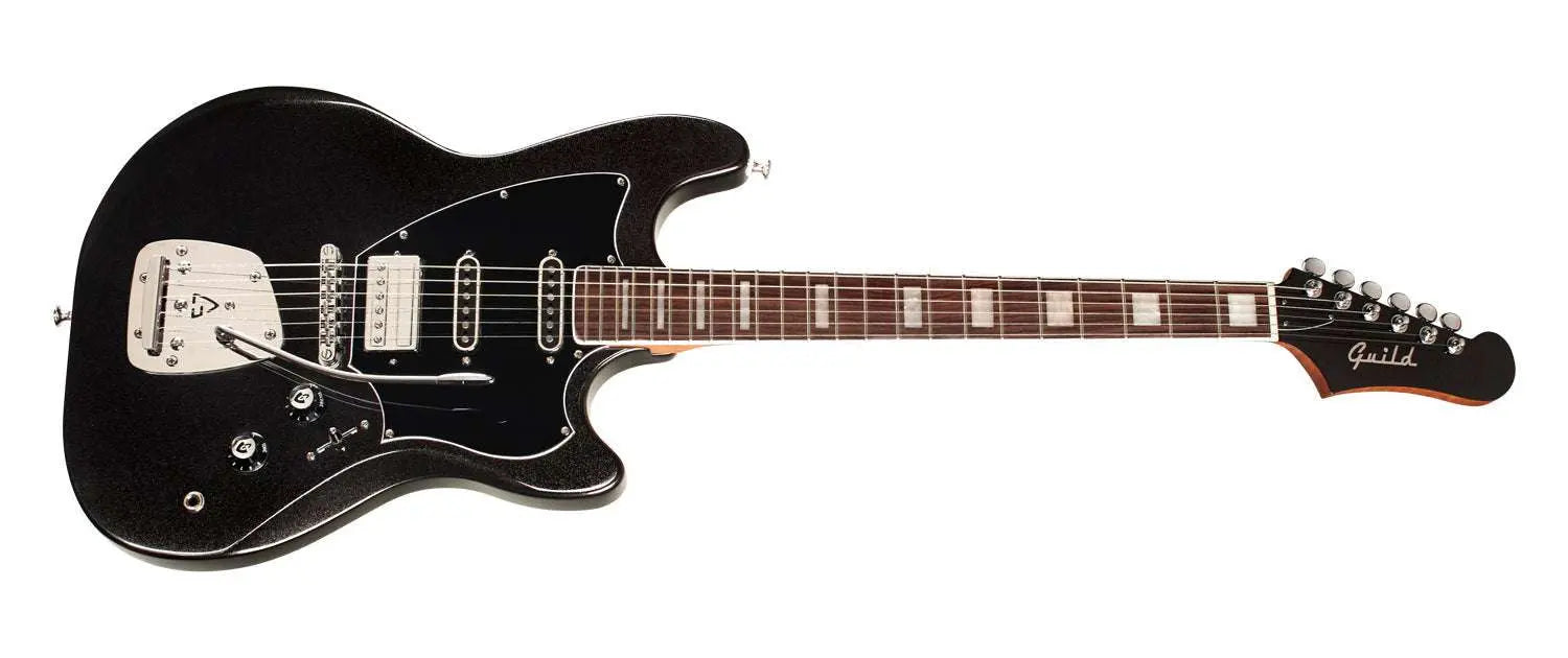 Guild SURFLINER DELUXE Black Metallic - NEW 2023 - Richards Guitars Of Stratford Upon Avon