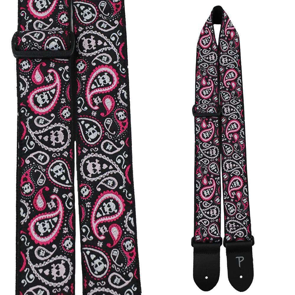 Hope Collection Strap ~ Black & Red - Richards Guitars Of Stratford Upon Avon