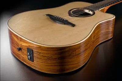 LAG HyVibe 30 H2 - Dreadnought Cutaway Electro Acoustic Guitar - Richards Guitars Of Stratford Upon Avon