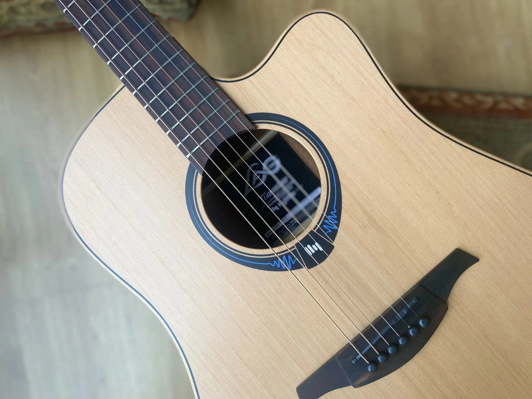 LAG Hyvibe THV10DCE Smart Guitar PLUS FREE PREMIUM HYVIBE GIGBAG (Its more than just a guitar!!!) - Richards Guitars Of Stratford Upon Avon