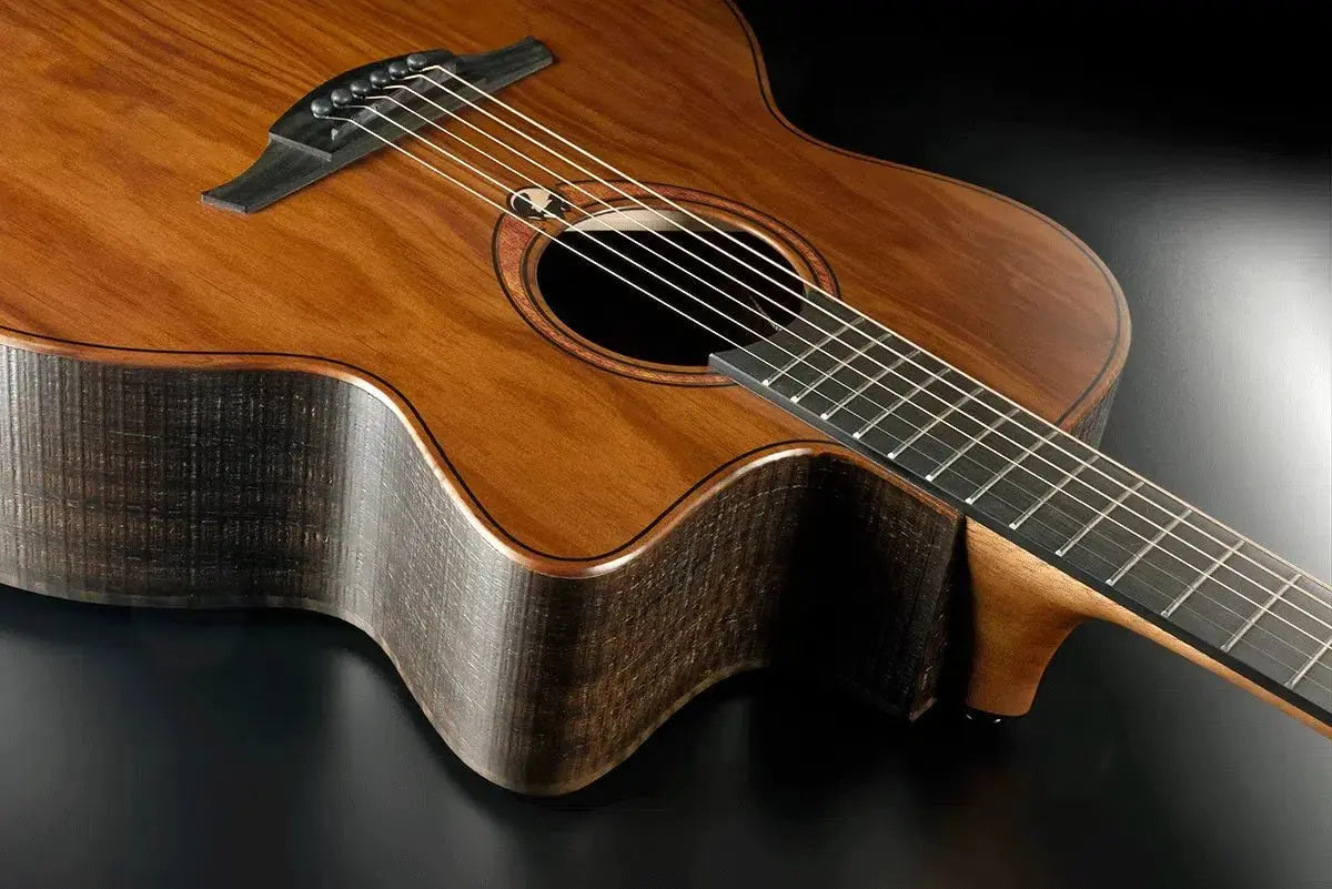LAG Sauvage Jumbo Cutaway Acoustic - Electric - Richards Guitars Of Stratford Upon Avon