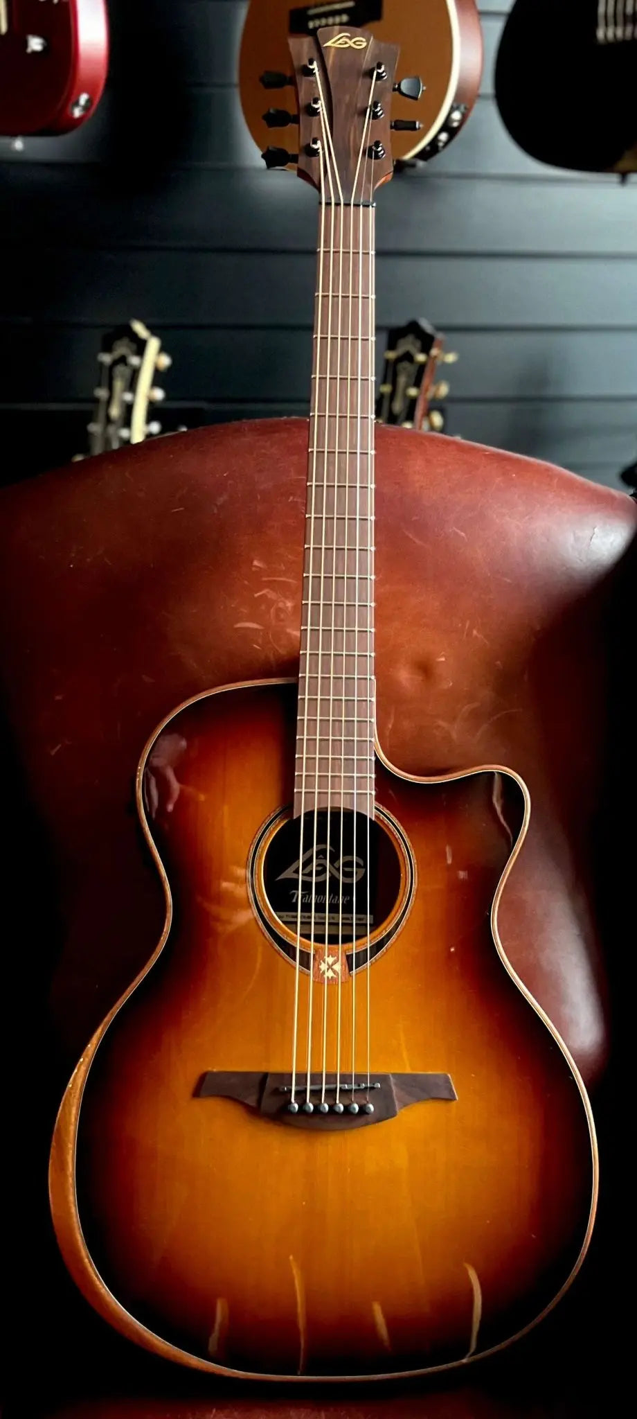 LAG T118ABCE - BRS Special Edition With Bevel. Exuisite Luxury Electro Acoustic Guitar - Richards Guitars Of Stratford Upon Avon