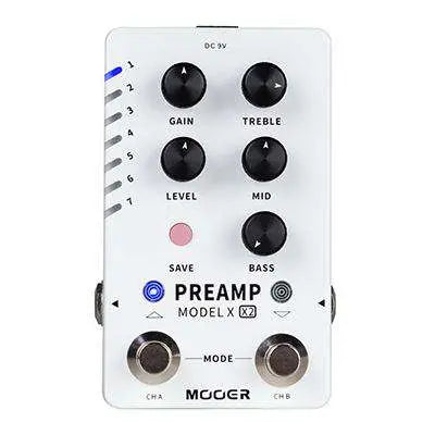 MOOER PREAMP MODEL X PREAMP PEDAL - Richards Guitars Of Stratford Upon Avon