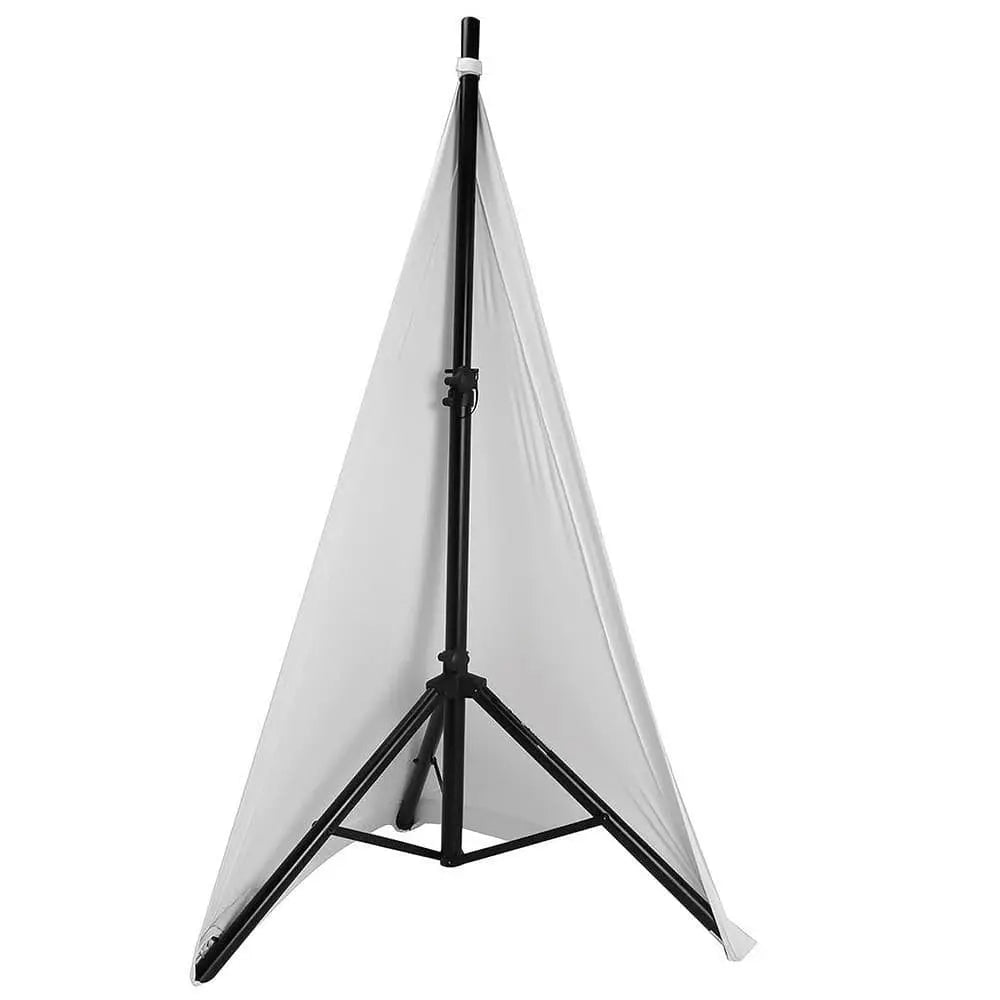 On - Stage Speaker/Lighting Stand Skirt - White - Richards Guitars Of Stratford Upon Avon