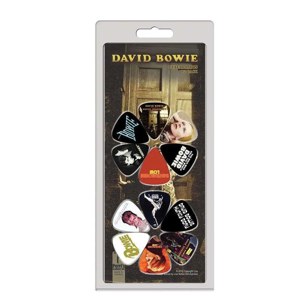 Perri's 12 Pick Pack ~ David Bowie - Richards Guitars Of Stratford Upon Avon