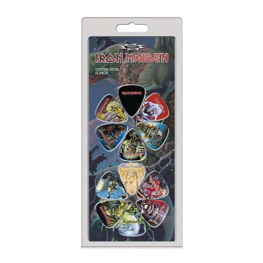 Perri's 12 Pick Pack ~ Iron Maiden - Richards Guitars Of Stratford Upon Avon