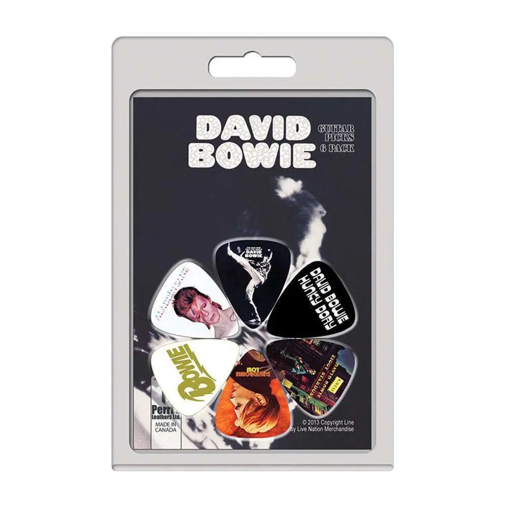 Perri's 6 Pick Pack ~ David Bowie - Richards Guitars Of Stratford Upon Avon