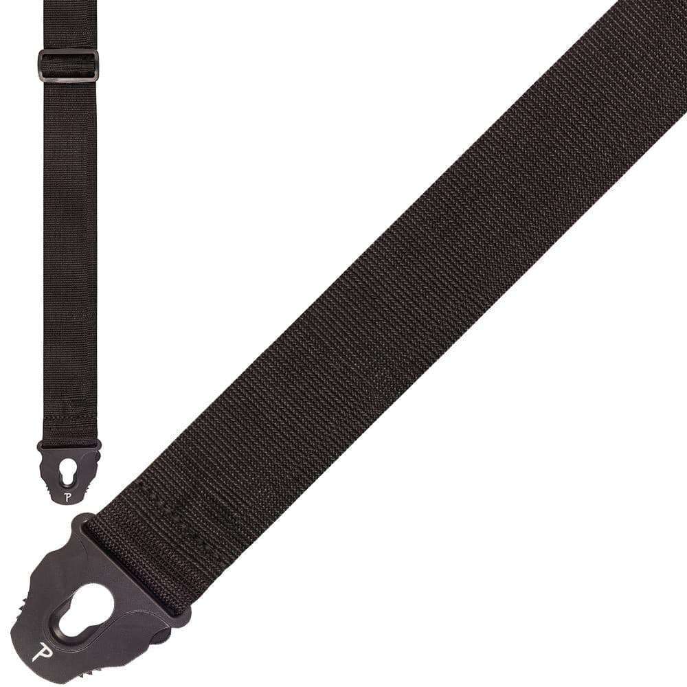 Perri's Nylon Lock Strap ~ Black - Richards Guitars Of Stratford Upon Avon