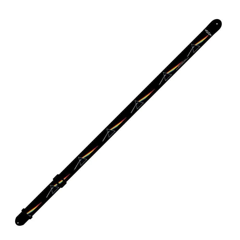Perri's Polyester Guitar Strap ~ Pink Floyd ~ Black Prism - Richards Guitars Of Stratford Upon Avon
